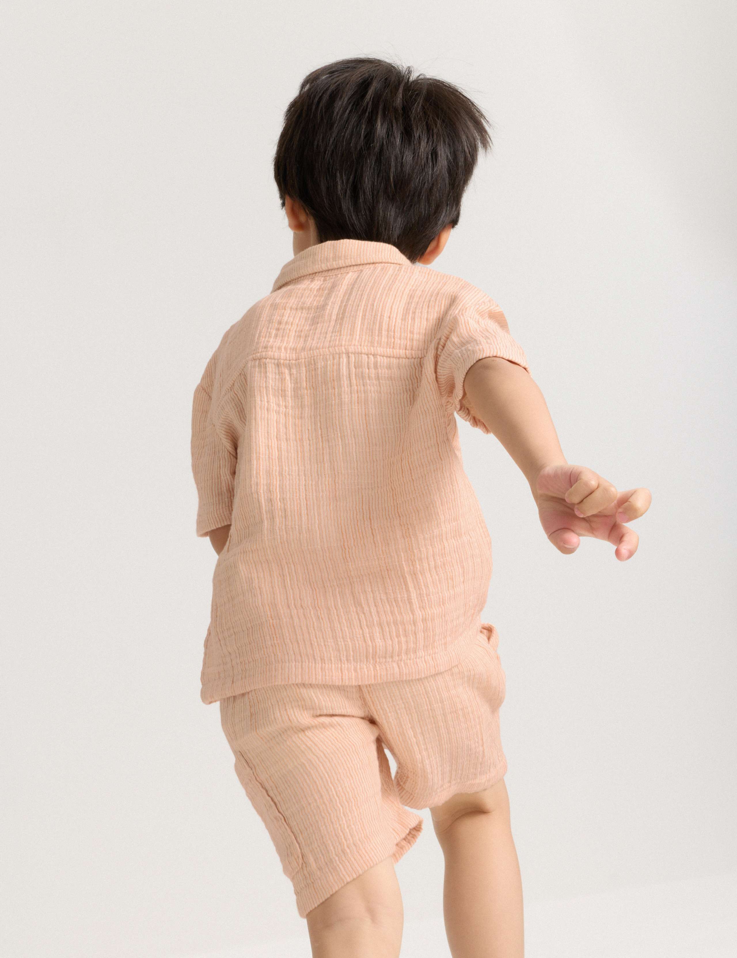 2 Piece Pure Cotton Striped Popover Outfit (2-8 Yrs) 4 of 8