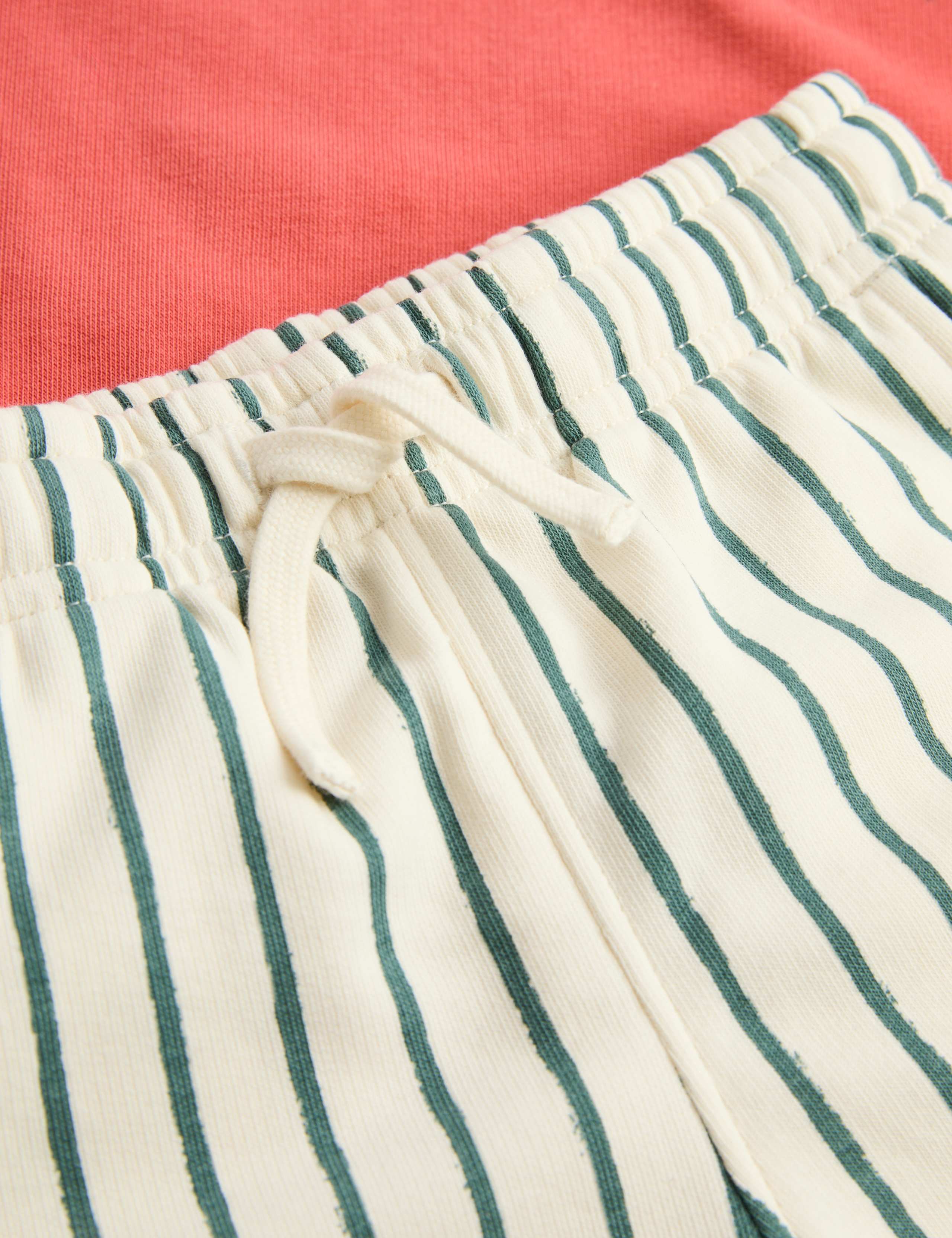 2 Piece Cotton Rich Striped Outfit (2-8 Yrs) 3 of 3