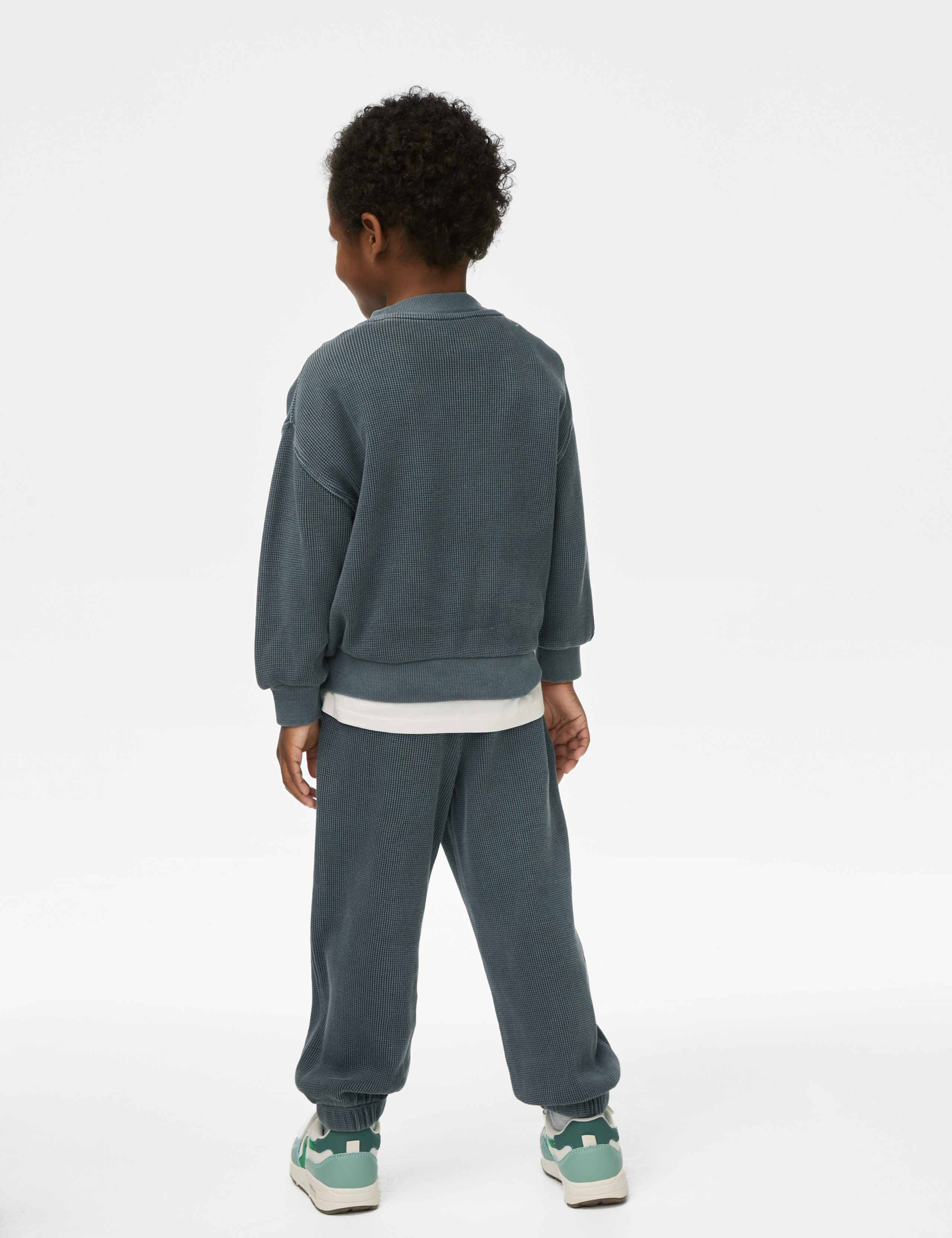 2pc Pure Cotton Waffle Top & Bottom Outfit (6 Mths-15 Yrs) 5 of 5