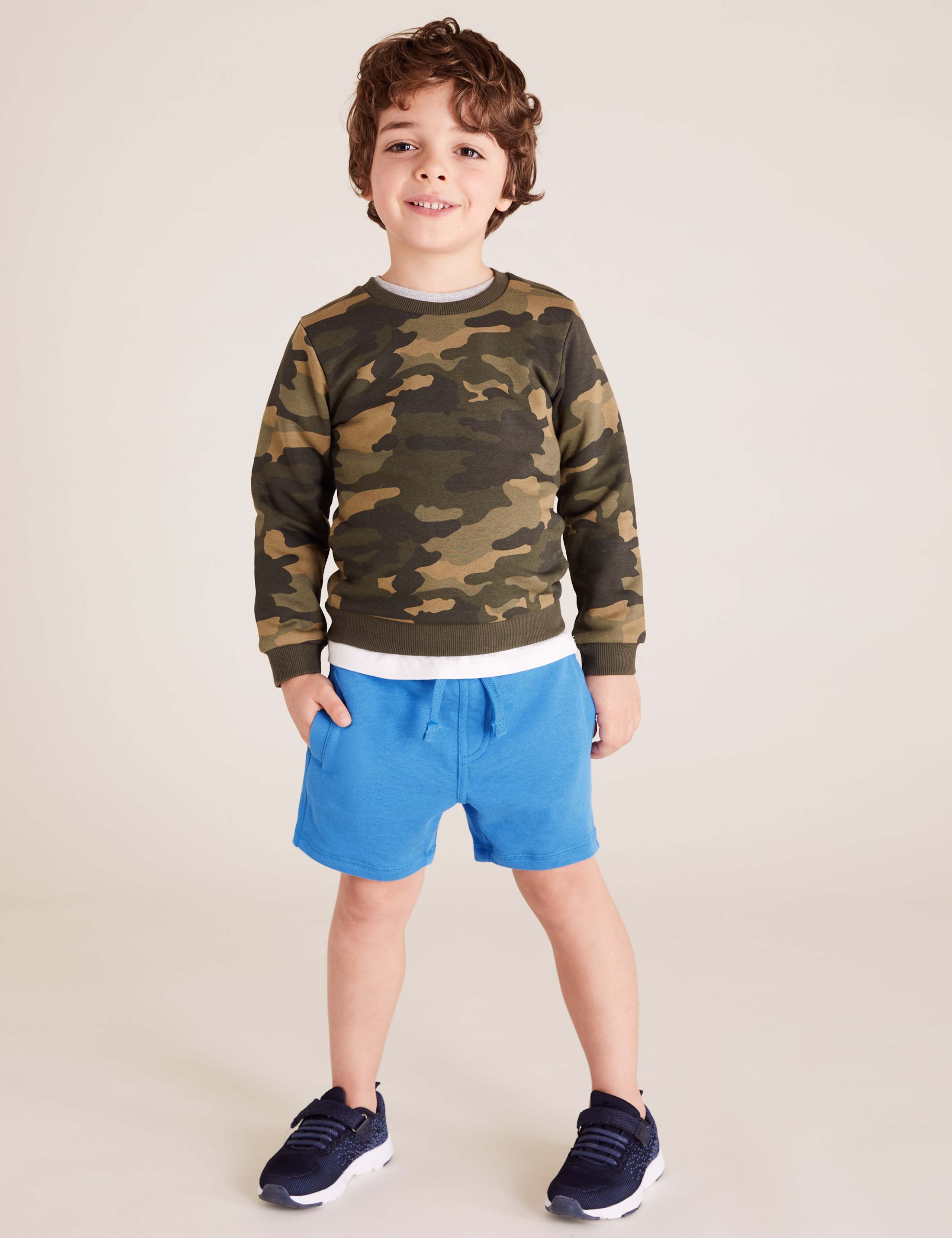 Cotton Plain Shorts (2-7 Yrs) 1 of 4