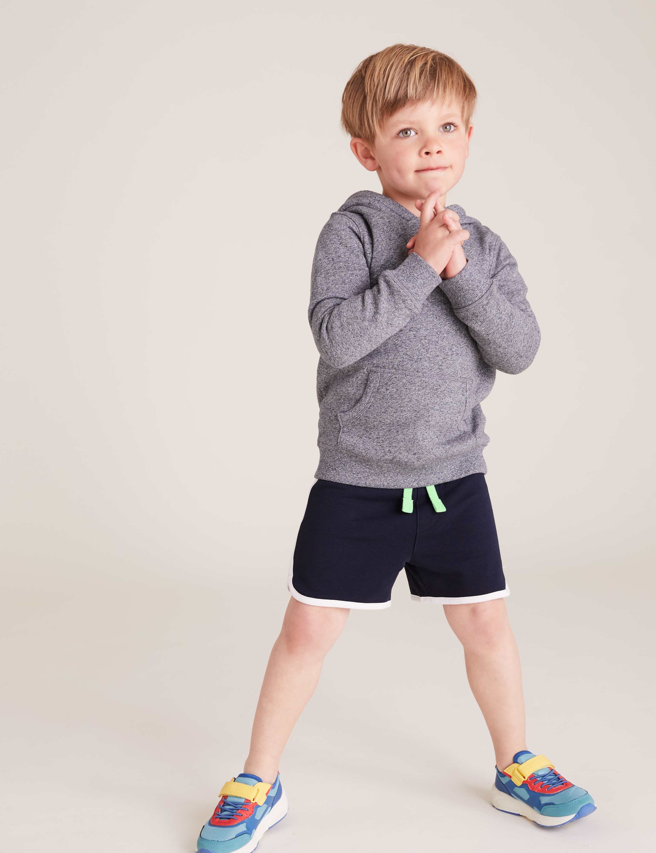 Organic Cotton Running Shorts (2-7 Yrs) 1 of 5