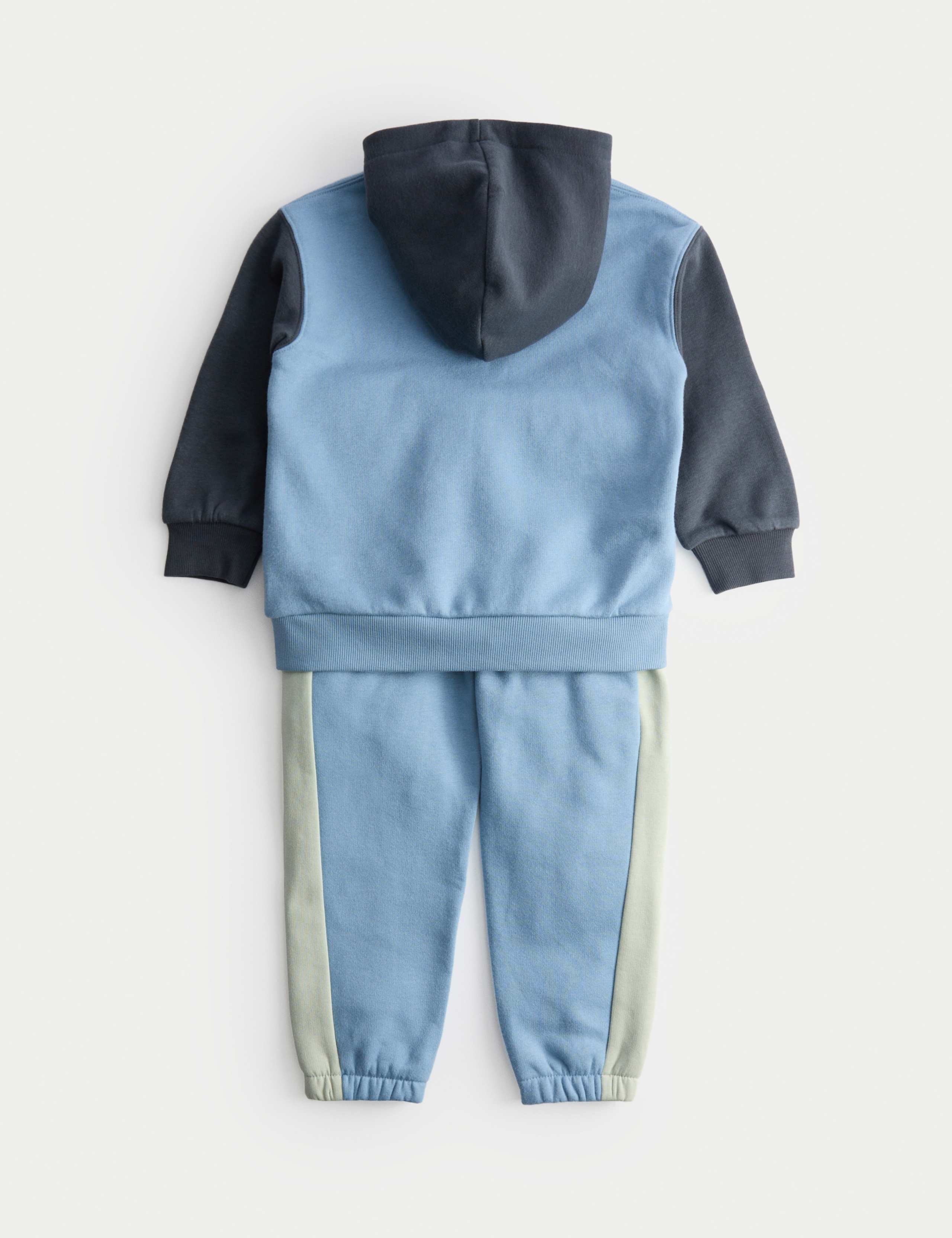 2pc Colour Block Hooded Top & Bottom Outfit (2-8 Yrs) 2 of 5