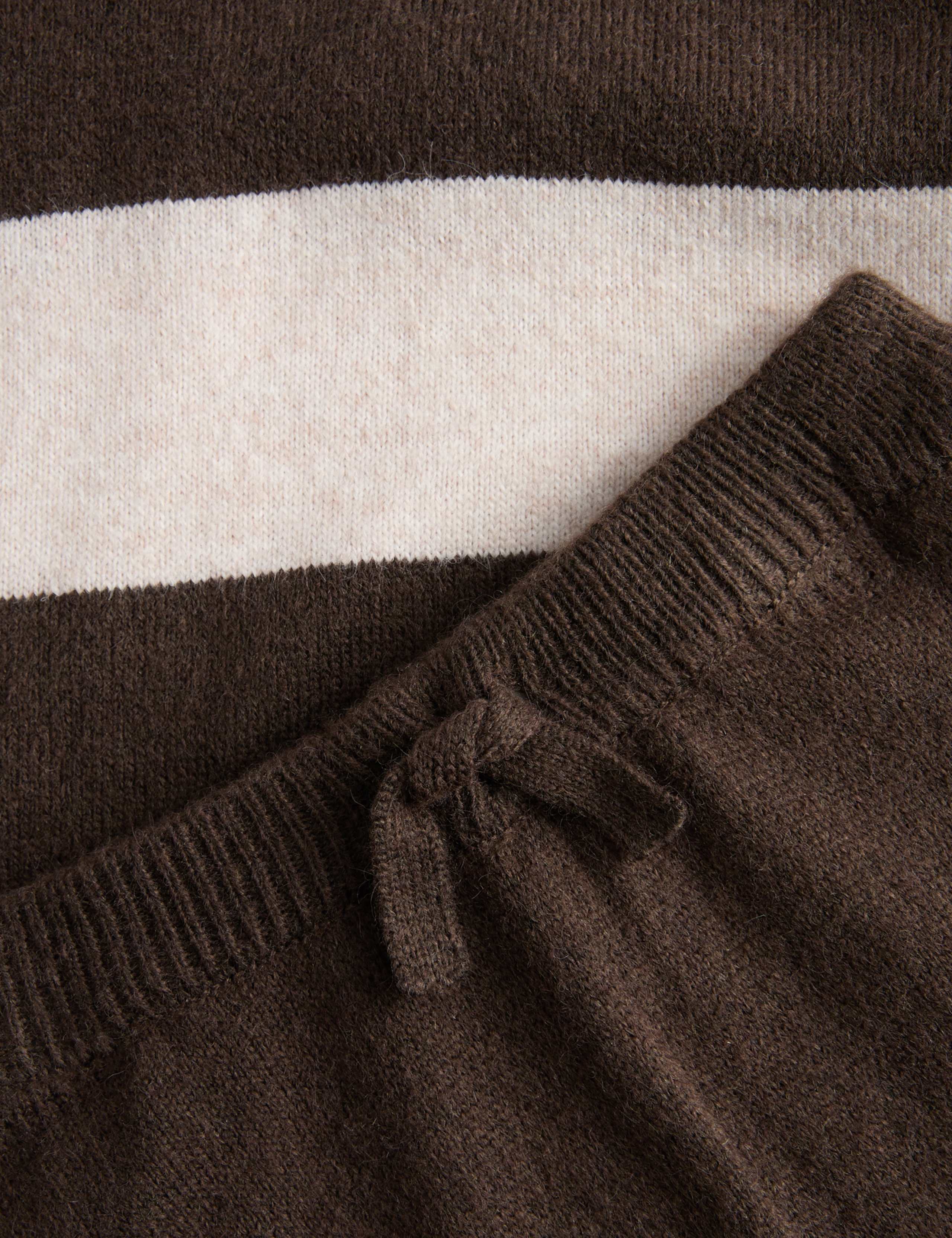 2pc Knitted Stripe Polo Shirt & Jogger Outfit (12 Mths-8 Yrs) 2 of 3