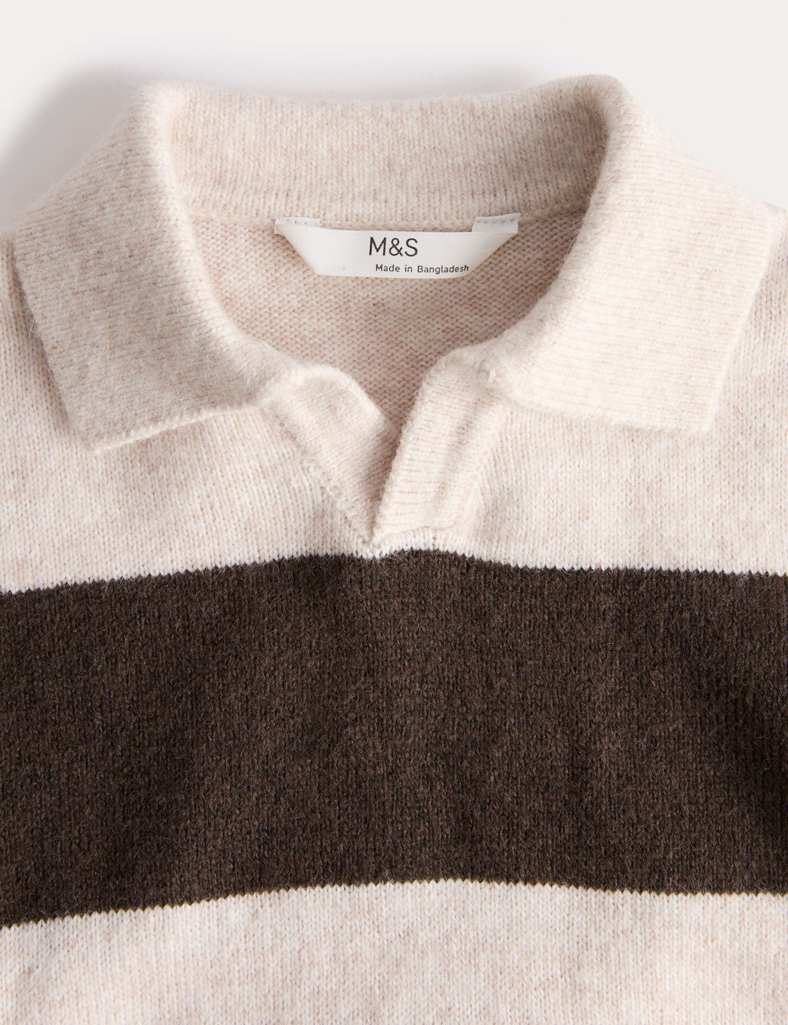 2pc Knitted Stripe Polo Shirt & Jogger Outfit (12 Mths-8 Yrs) 3 of 3