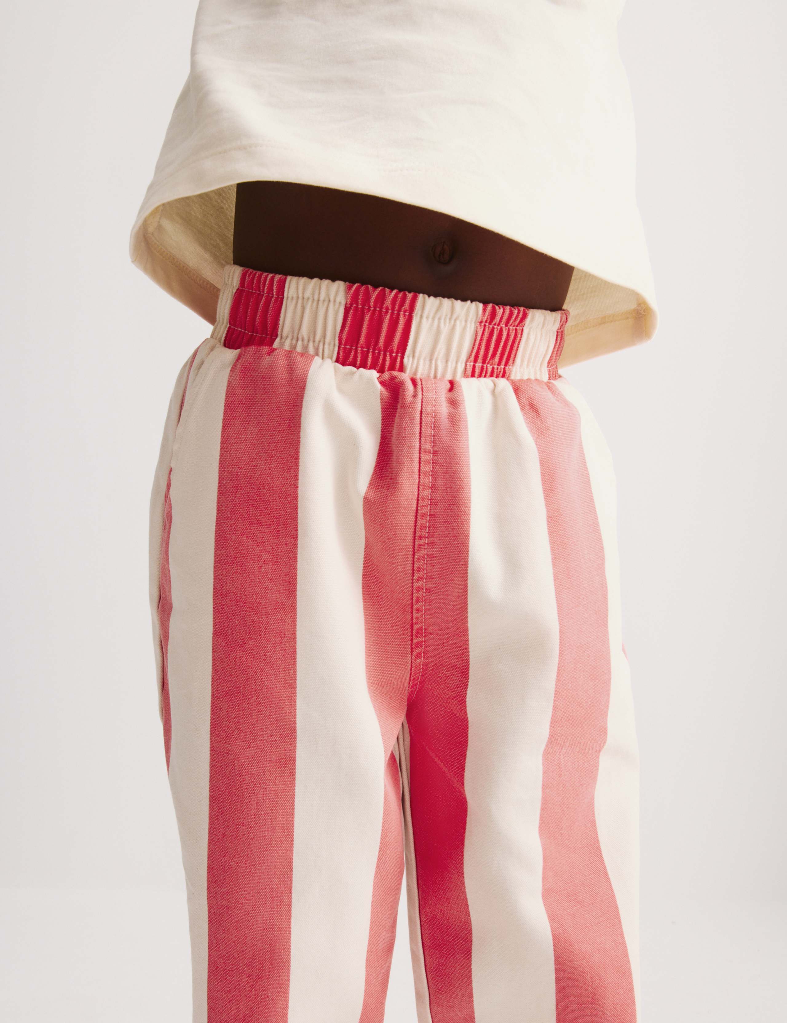 2 Piece Pure Cotton T-Shirt & Striped Trousers Outfit (2-8 Yrs) 6 of 8