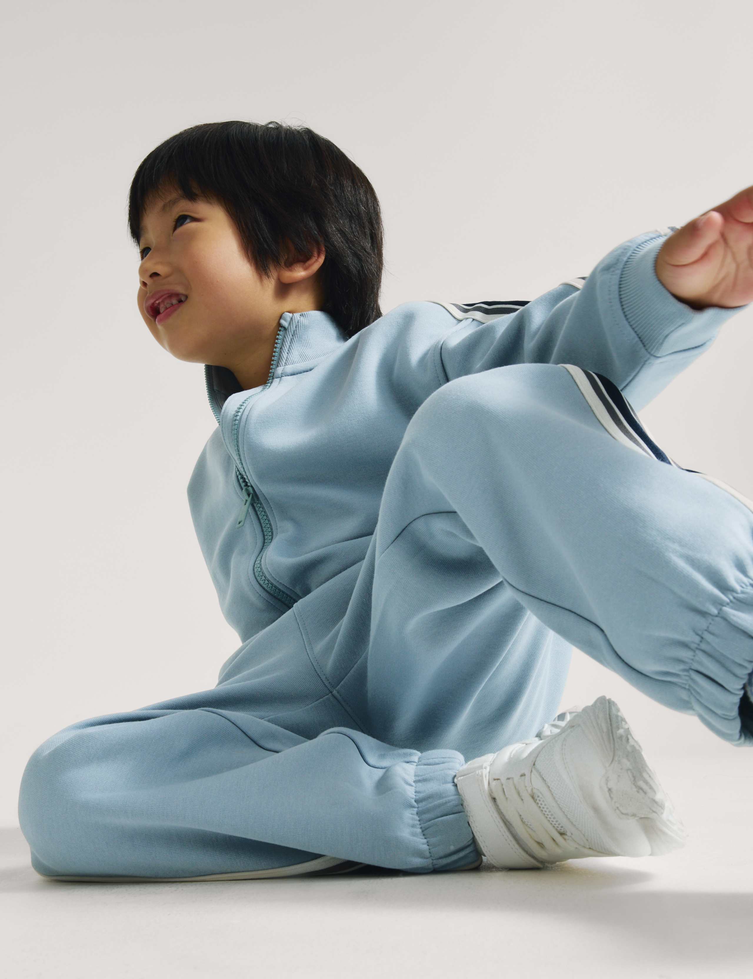 2 Piece Cotton Rich Side Taped Outfit (2-8 Yrs) 6 of 9