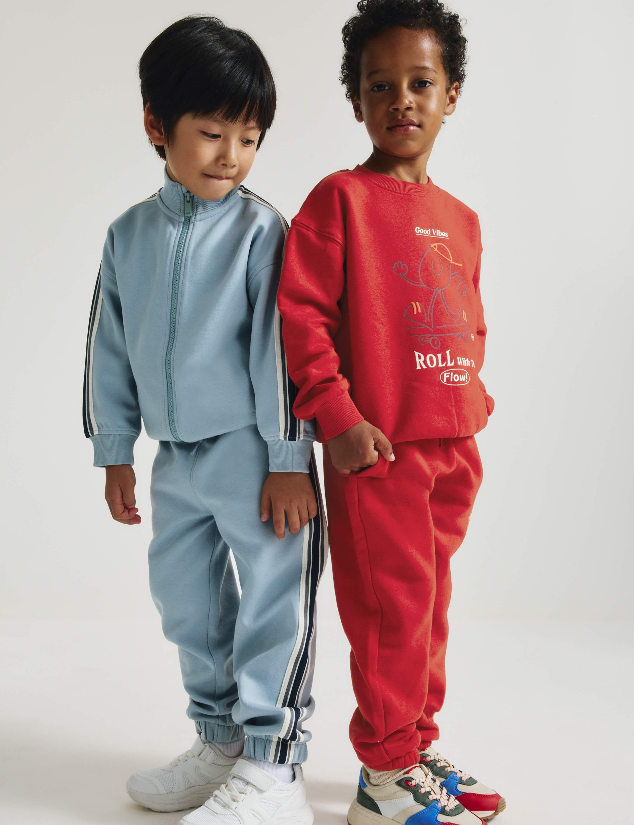 2 Piece Cotton Rich Side Taped Outfit (2-8 Yrs) 7 of 9