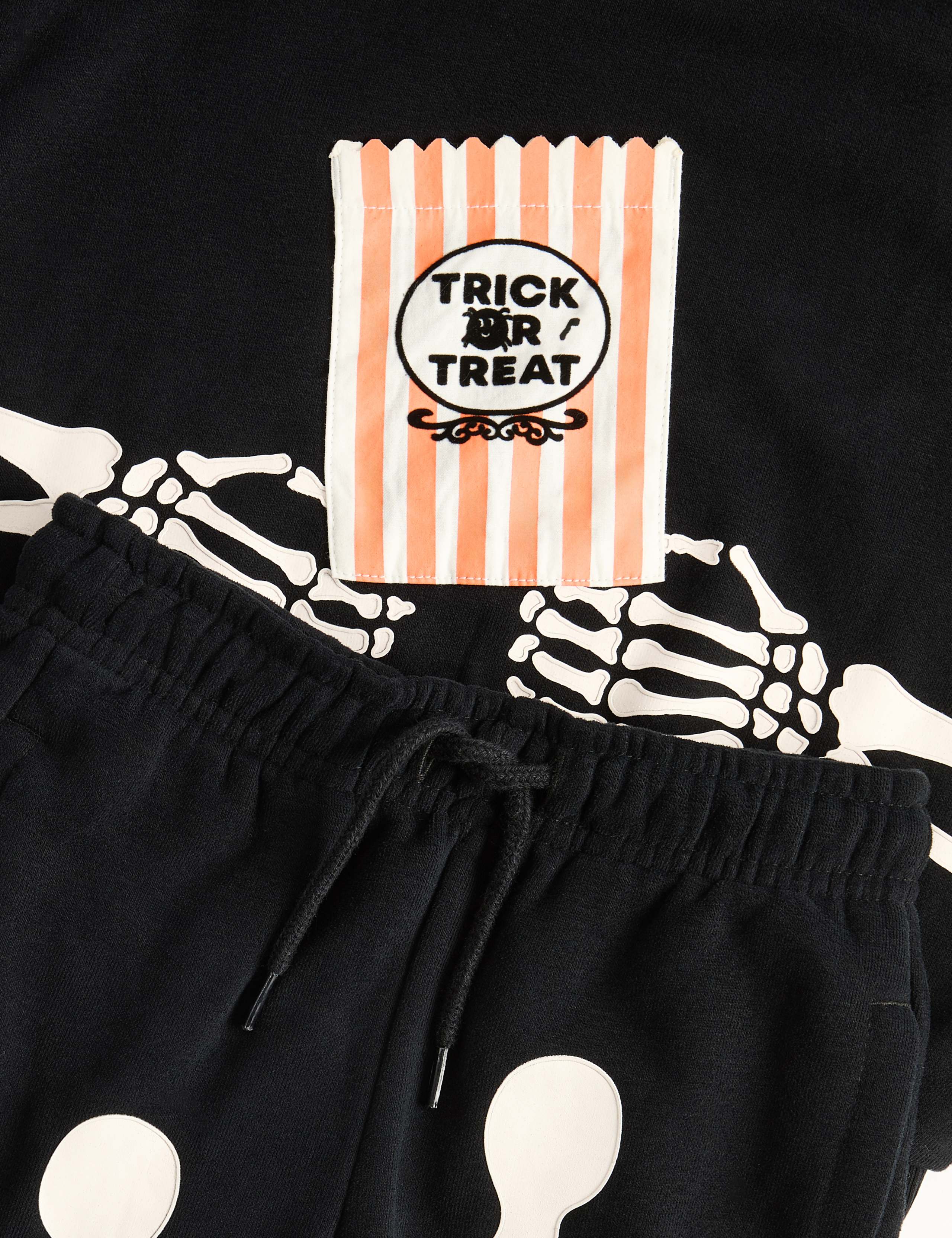 Cotton Rich Skeleton Top & Bottom Outfit (2-8 Yrs) 2 of 2