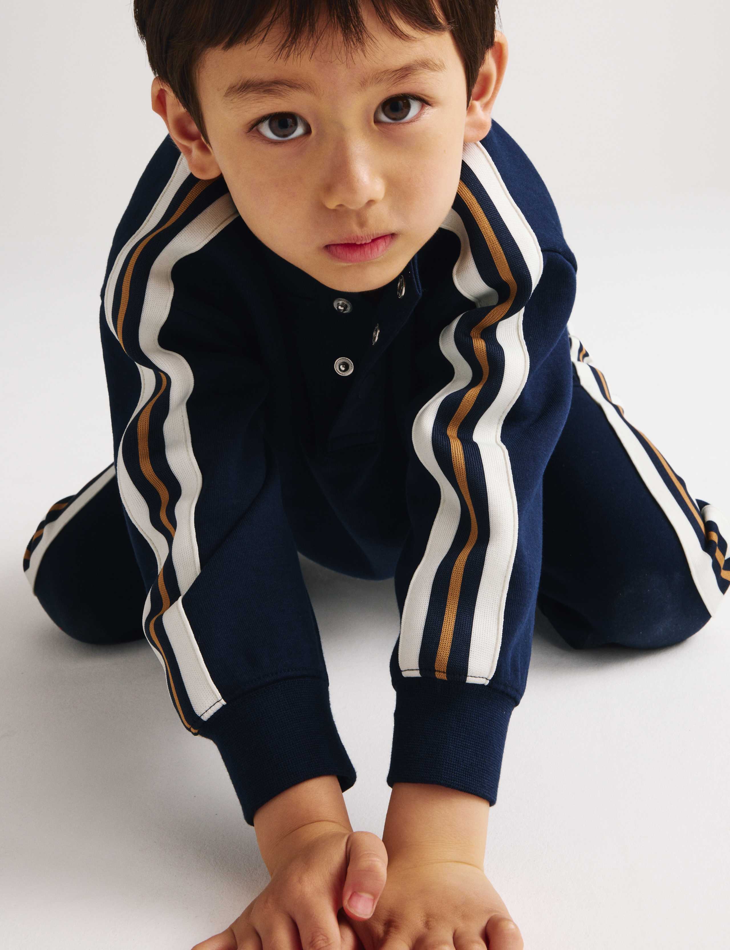 2 Piece Cotton Blend Side Taped Outfit (2-8 Yrs) 5 of 9