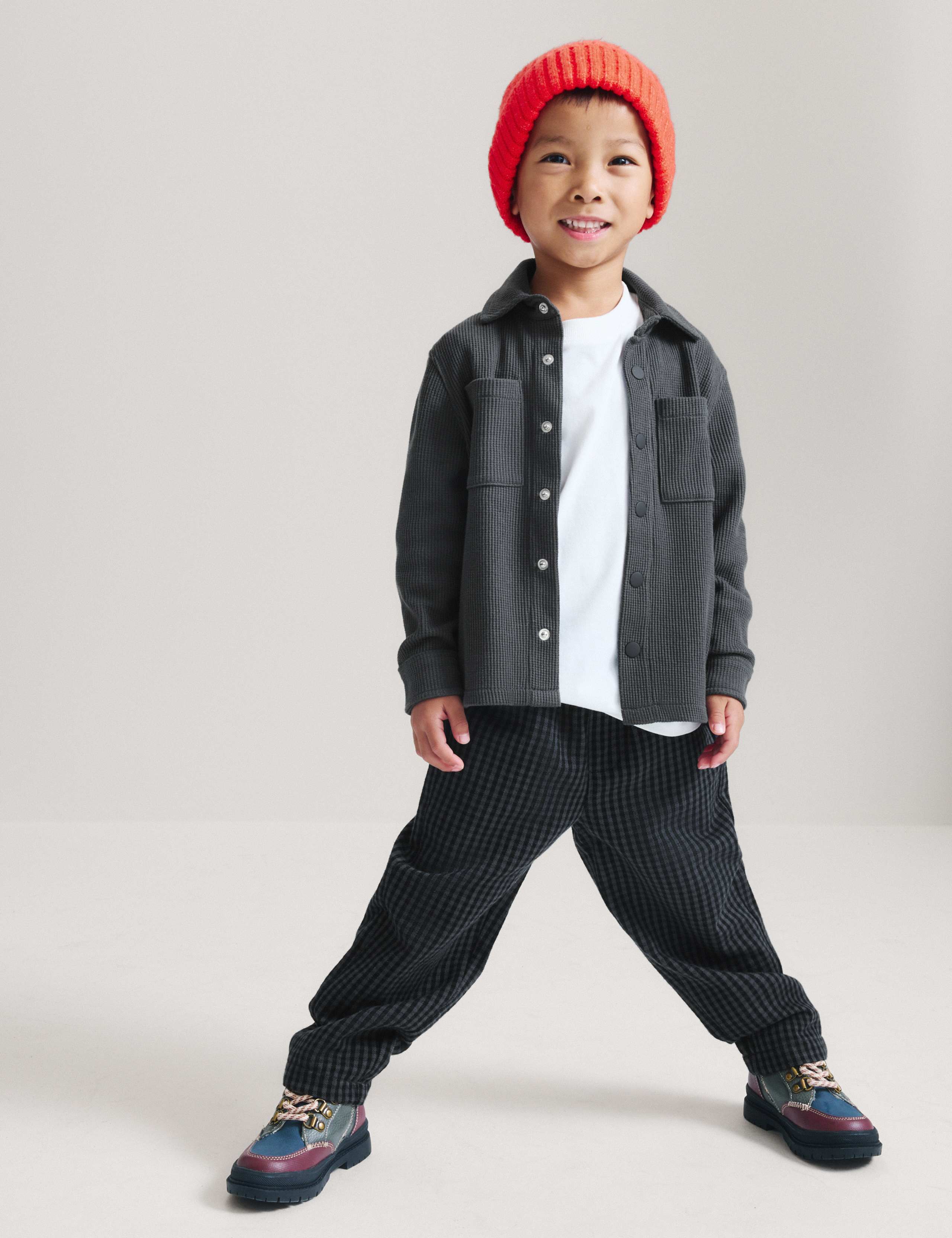 2pc Cotton Rich Waffle Shirt Outfit (2-8 Yrs) 3 of 9