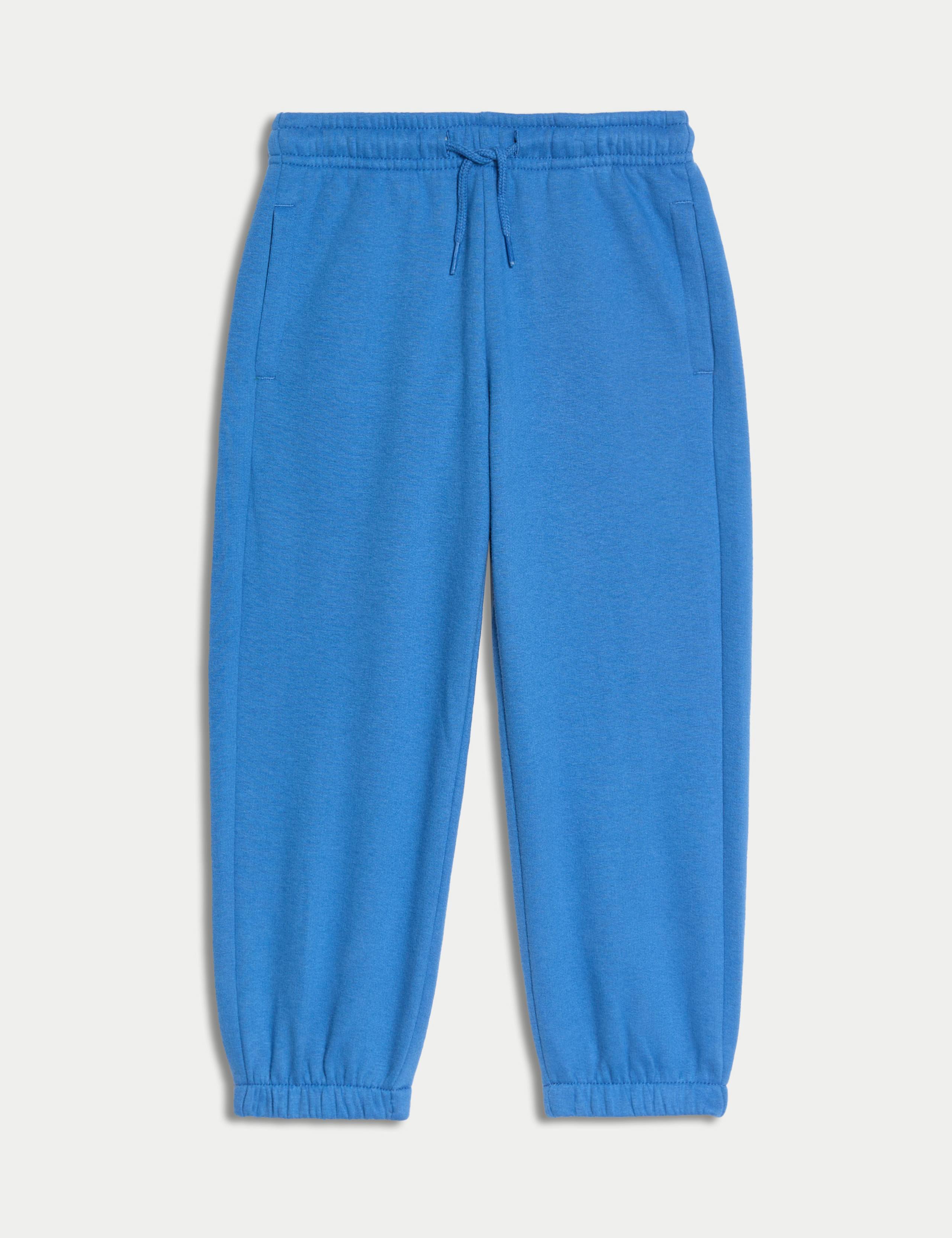 Cotton Rich Plain Joggers (2-8 Yrs) 1 of 1