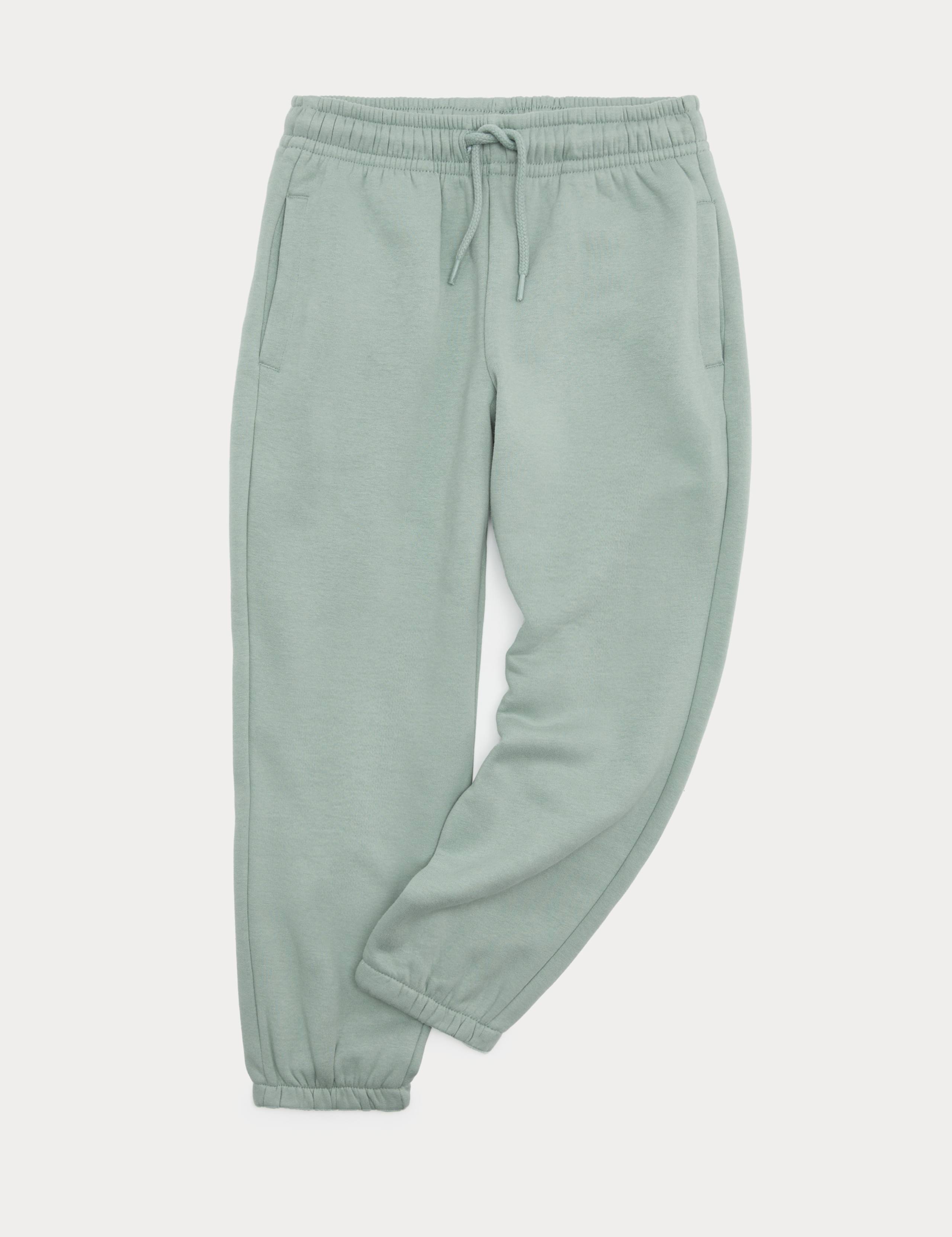 Cotton Rich Plain Joggers (2-8 Yrs) 1 of 2