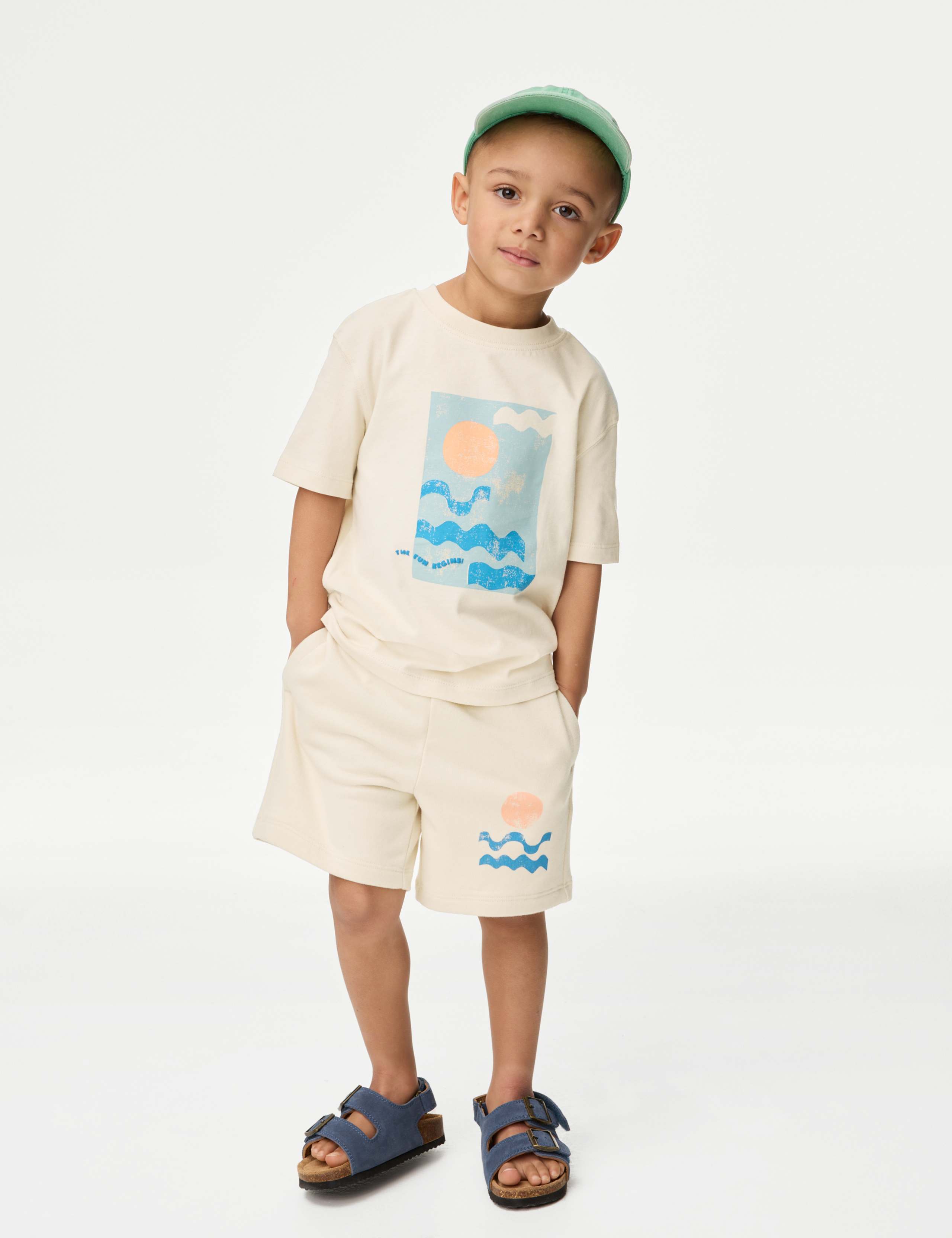 Pure Cotton Wave Graphic T-Shirt (2-8 Yrs) 3 of 5