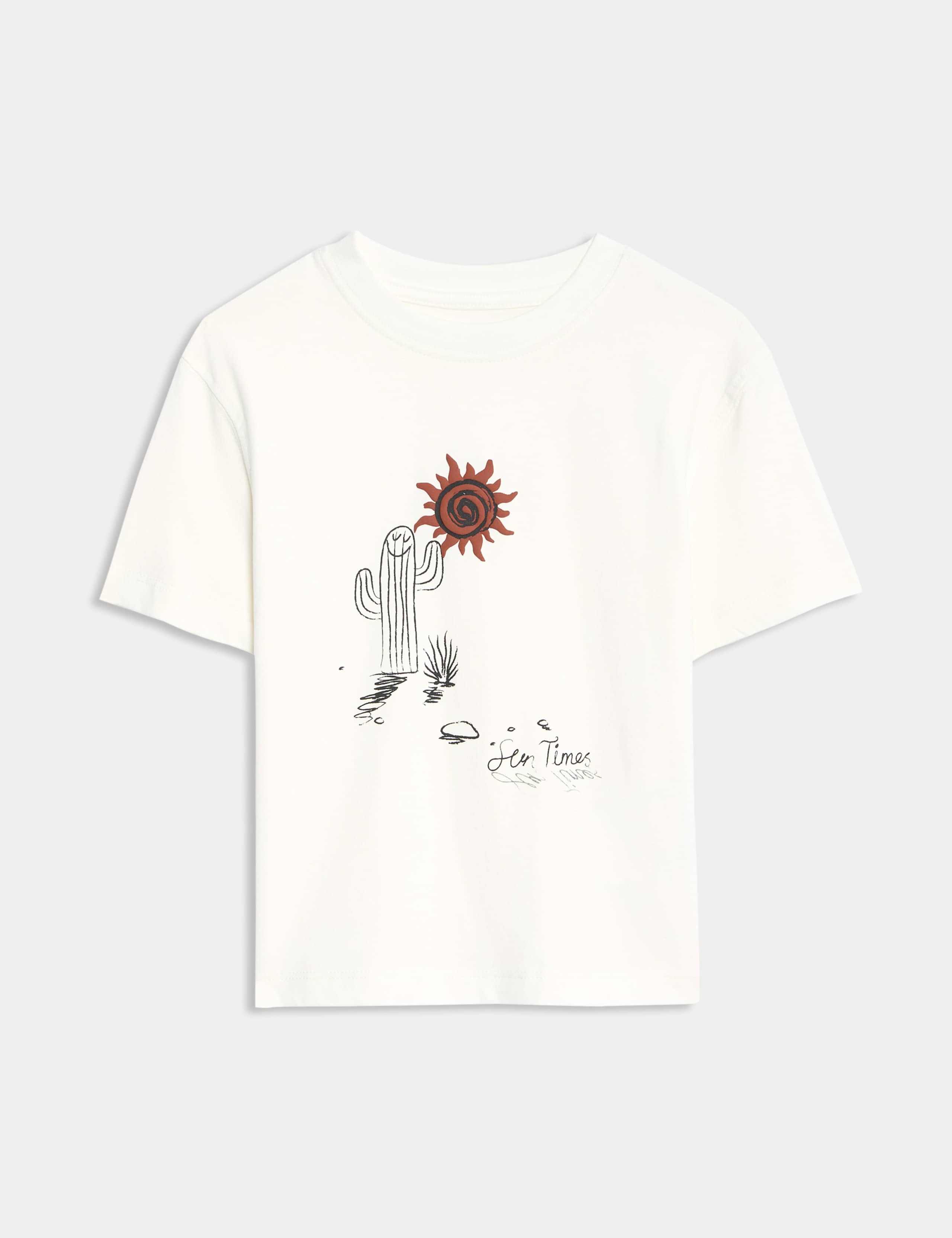Pure Cotton Desert Graphic T-Shirt (2-8 Yrs) 2 of 6