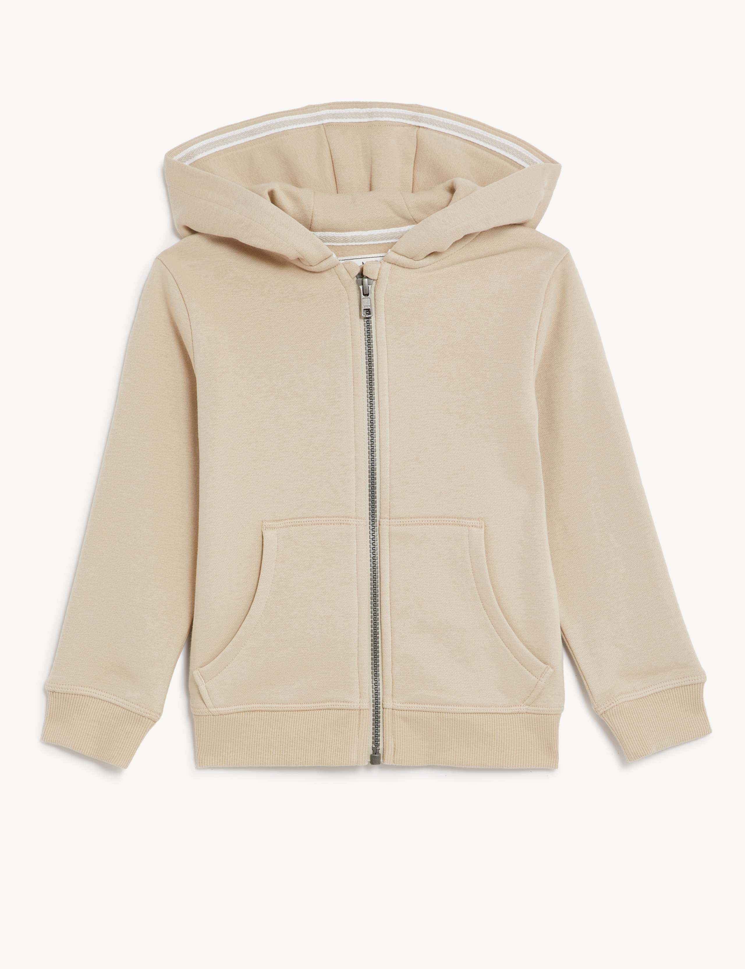 Cotton Rich Zip Hoodie (2-8 Yrs) 1 of 1