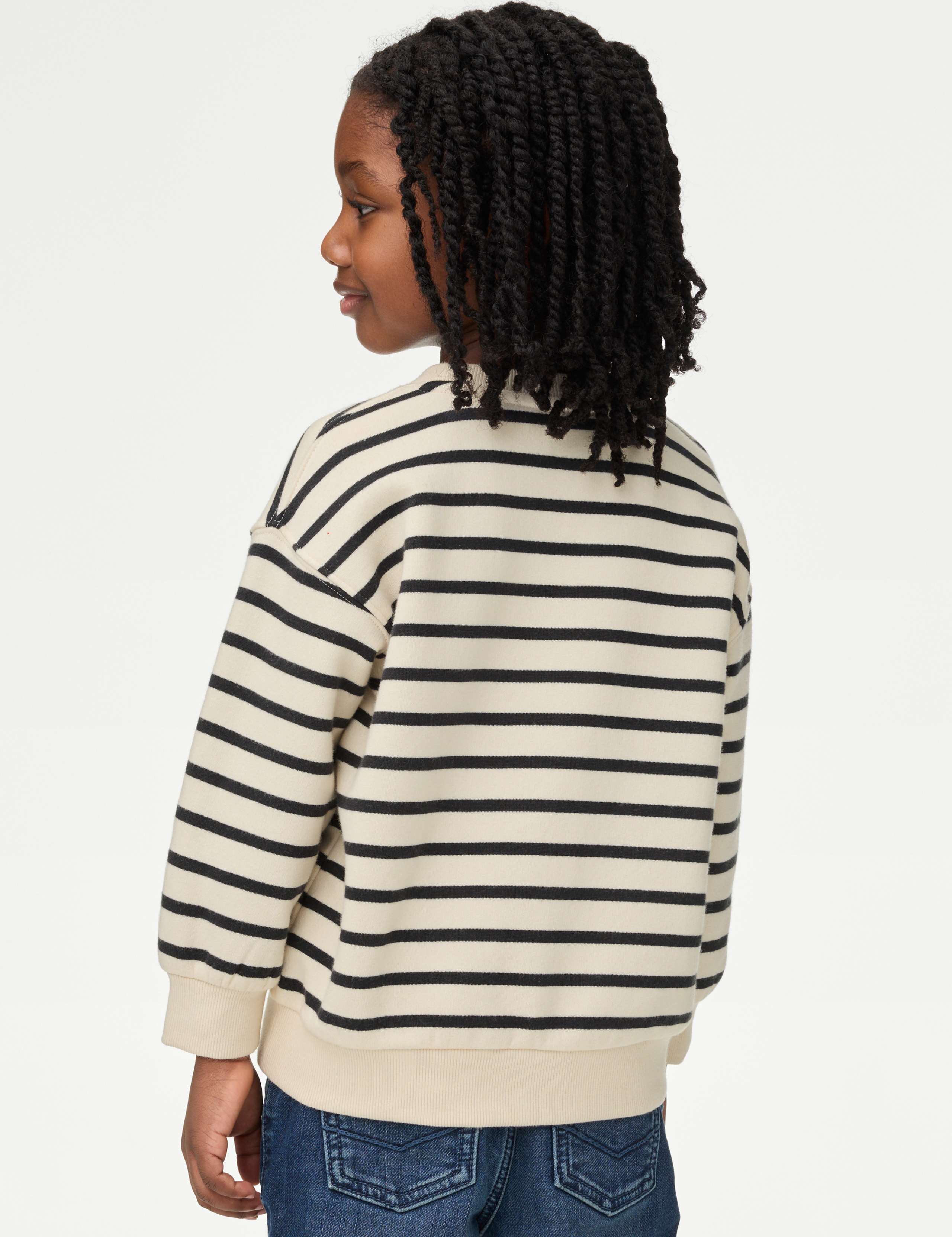 Cotton Rich Striped Sweatshirt (2-8 Yrs) 4 of 5