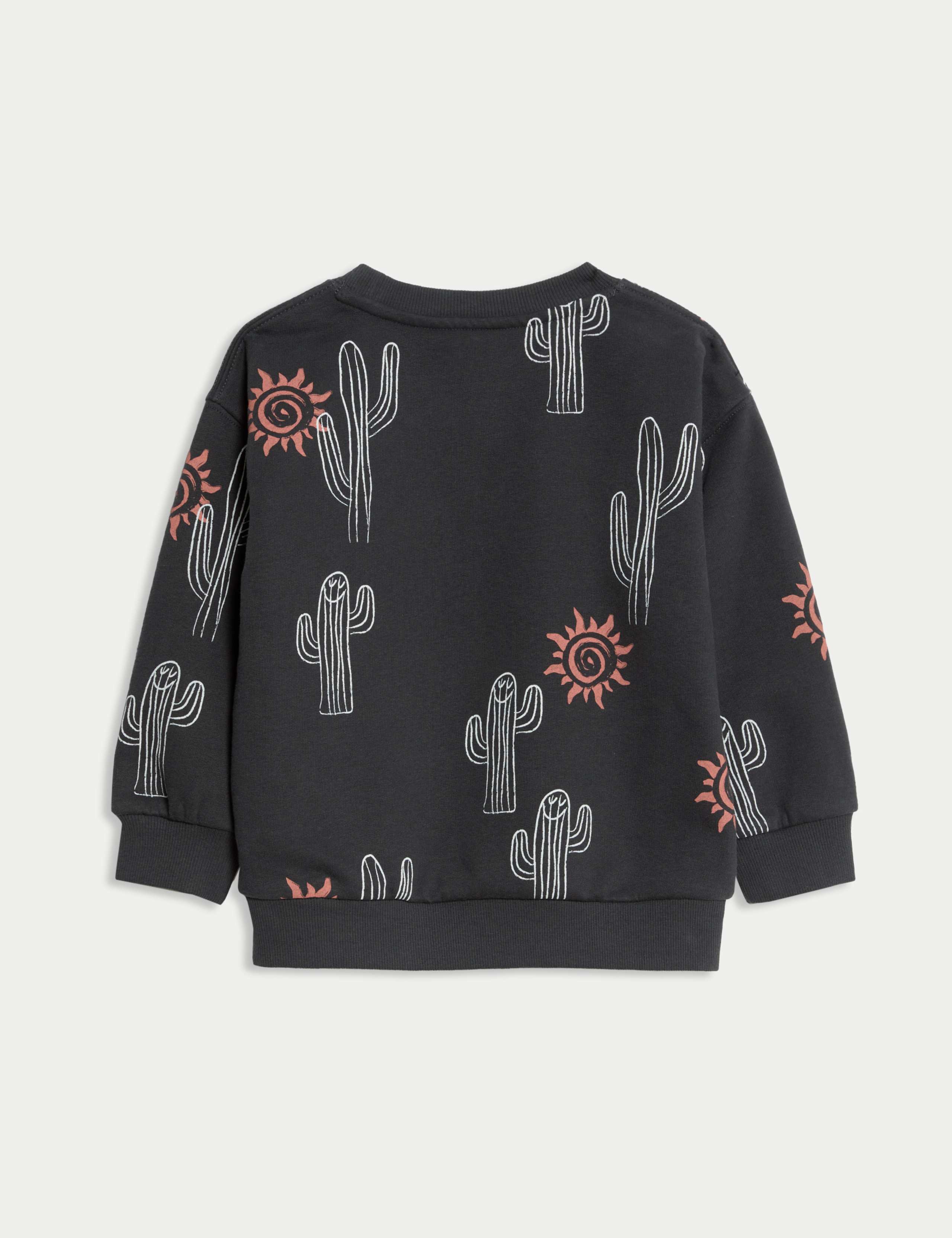 Cotton Rich Cactus Sweatshirt (2-8 Yrs) 3 of 3