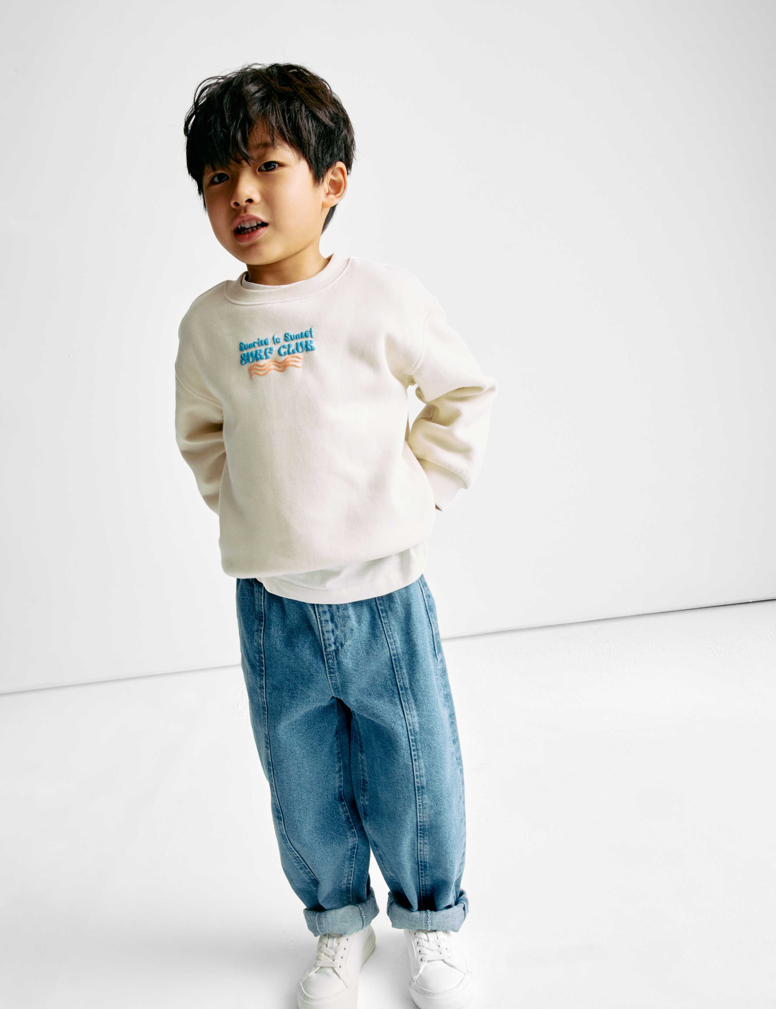 Cotton Rich Surf Club Sweatshirt (2-8 Yrs) 3 of 7