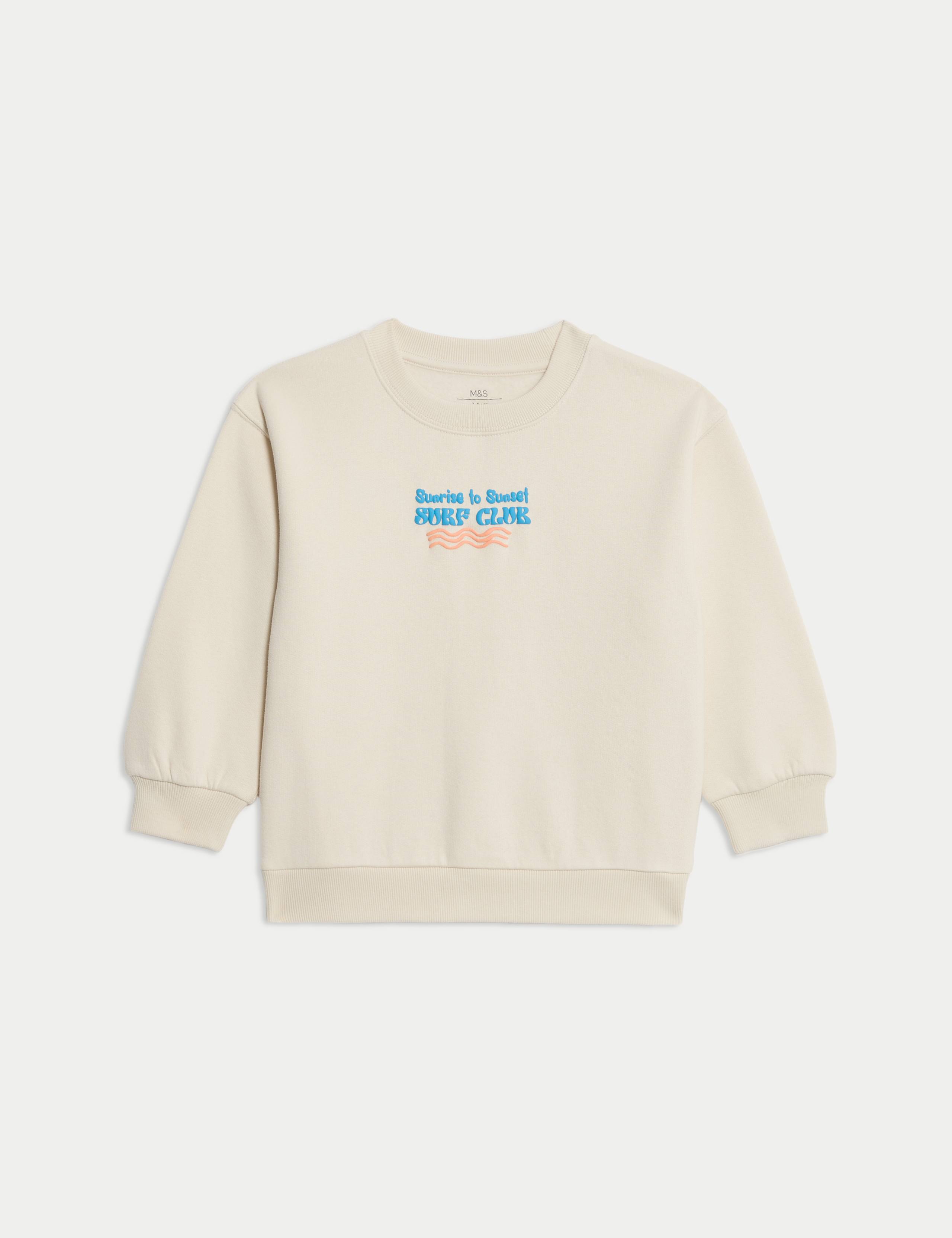 Cotton Rich Surf Club Sweatshirt (2-8 Yrs) 2 of 7
