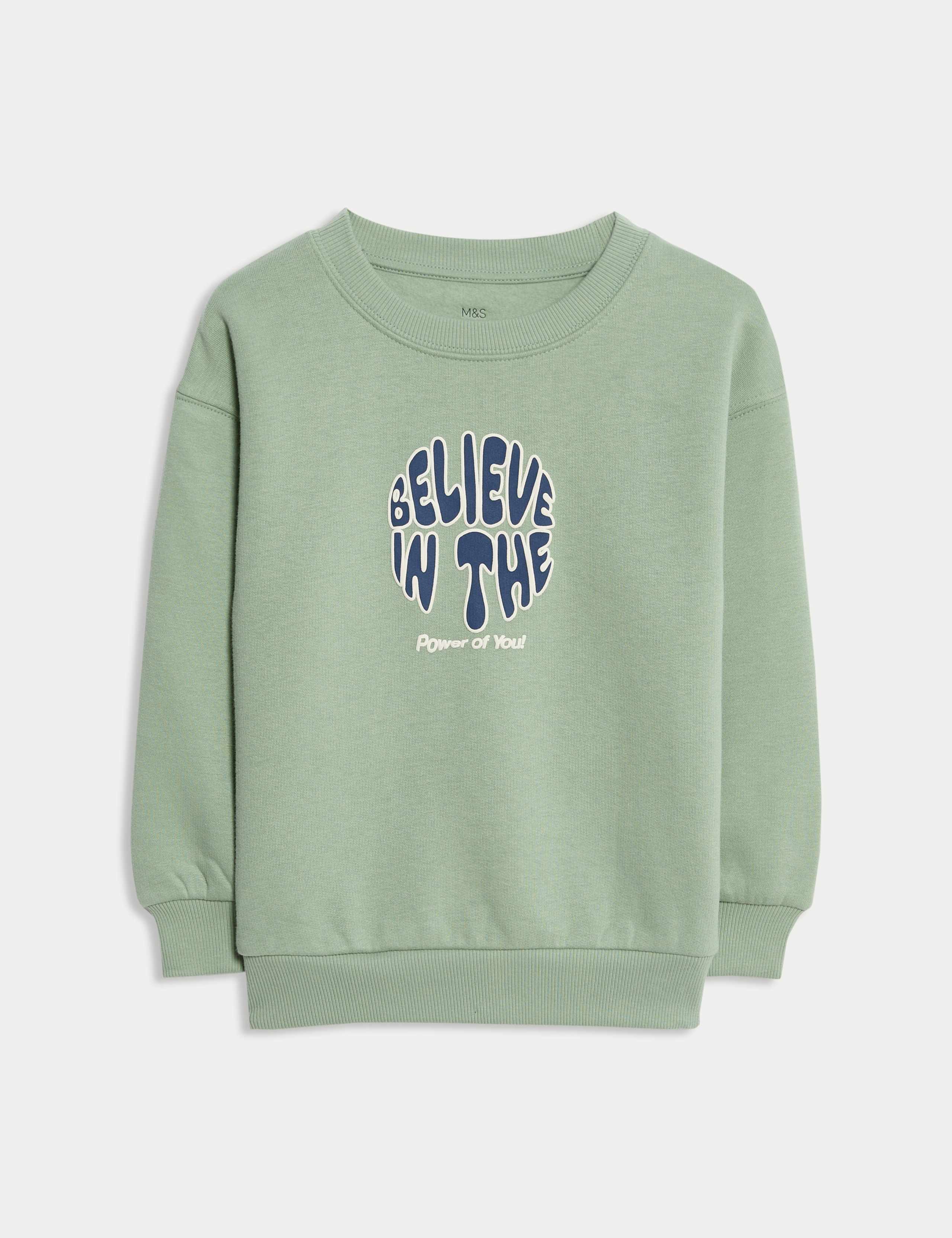 Cotton Rich Graphic Sweatshirt (2-8 Yrs) 2 of 6