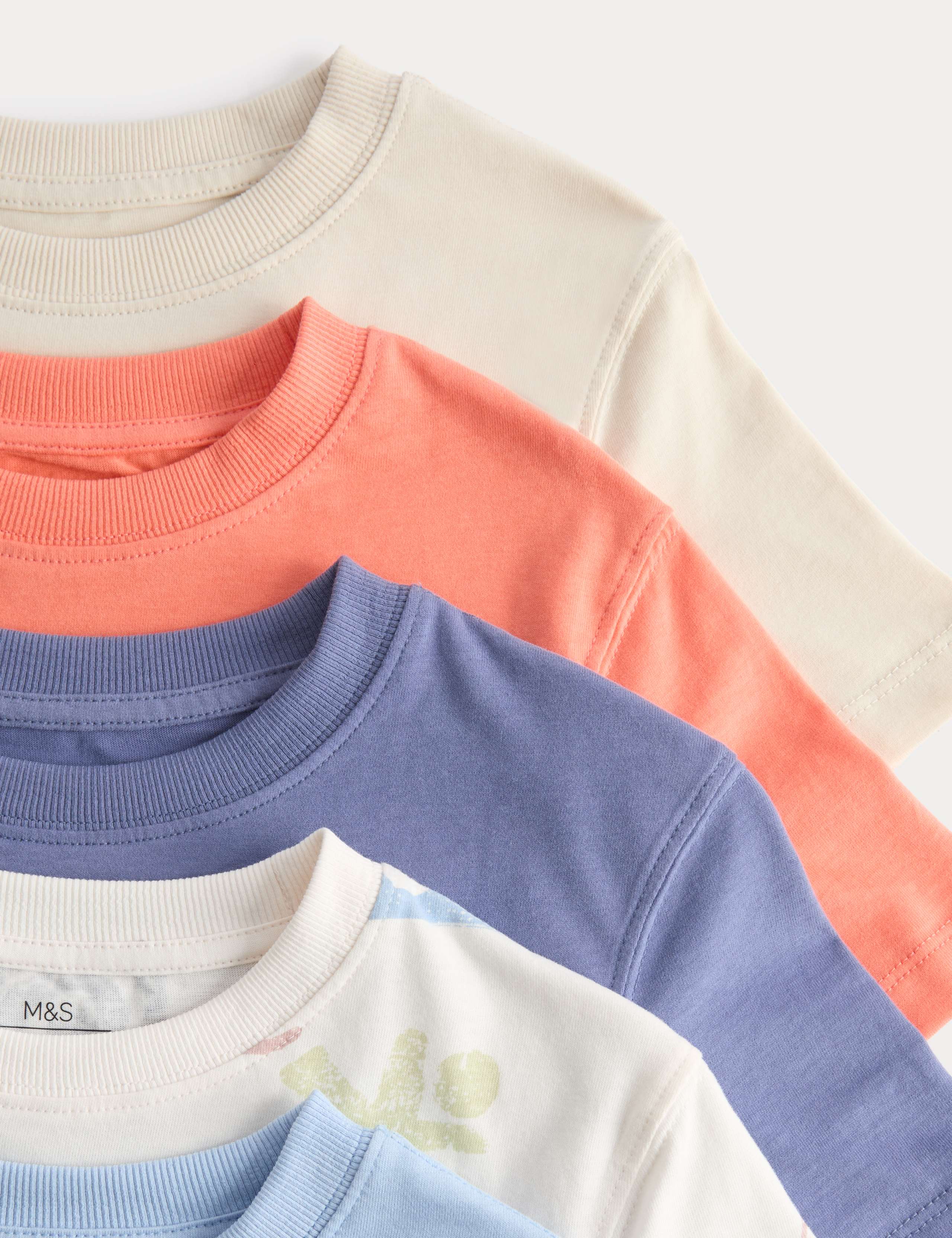 6 Pack Pure Cotton Outfits (2-8 Years) 2 of 3