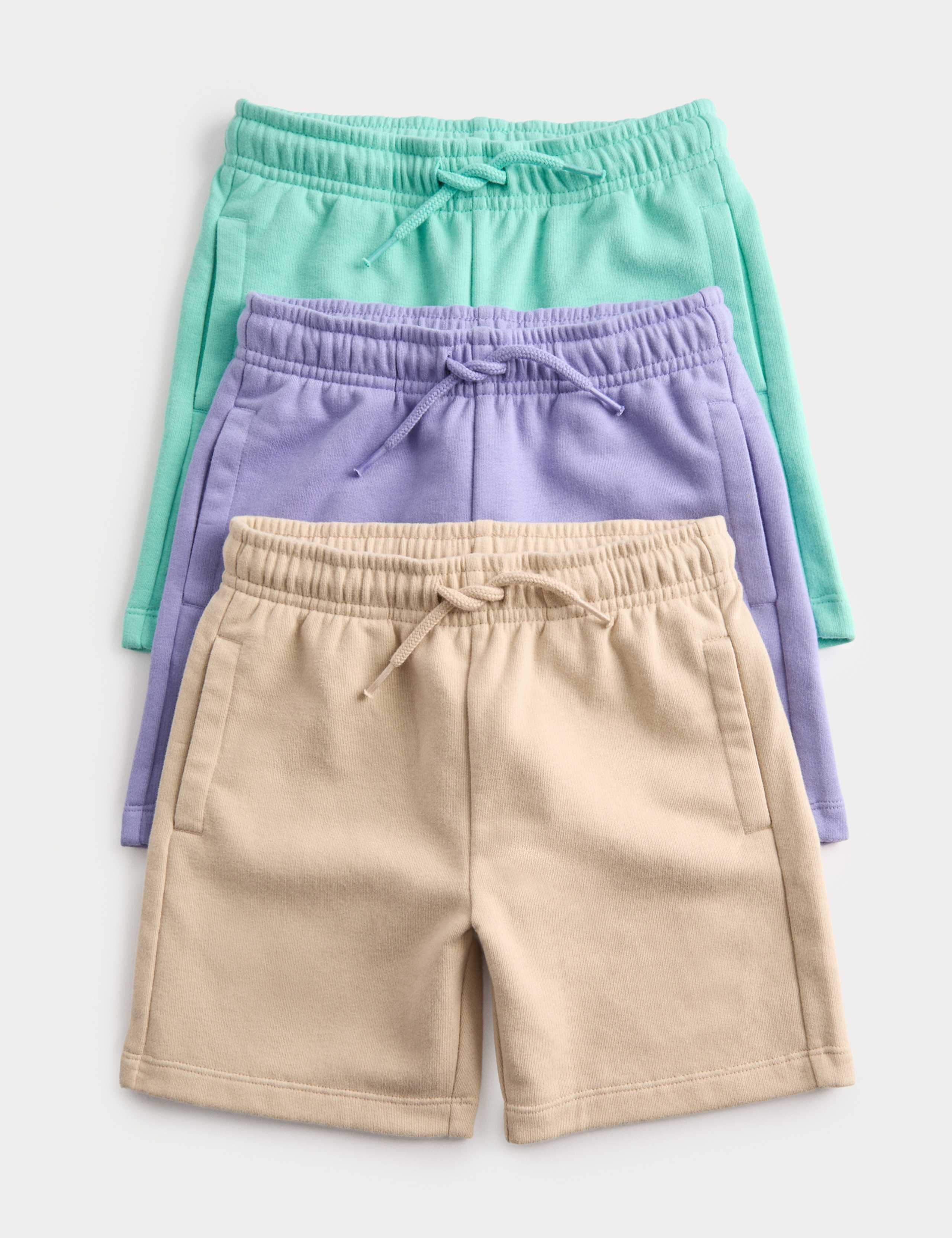 3 Pack Cotton Rich Shorts (2-8 Yrs) 1 of 1
