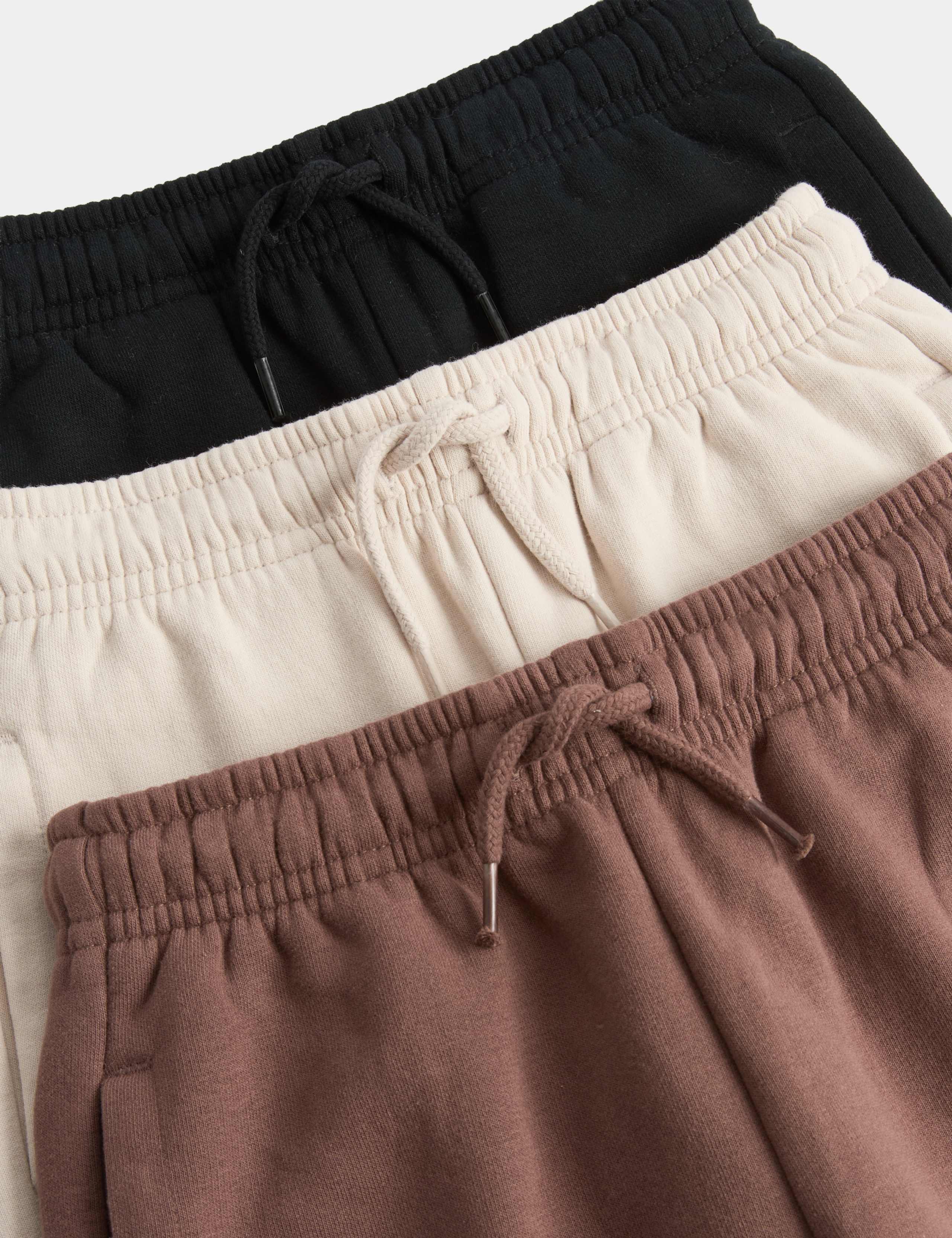 3 Pack Cotton Rich Joggers (2-8 Yrs) 2 of 2