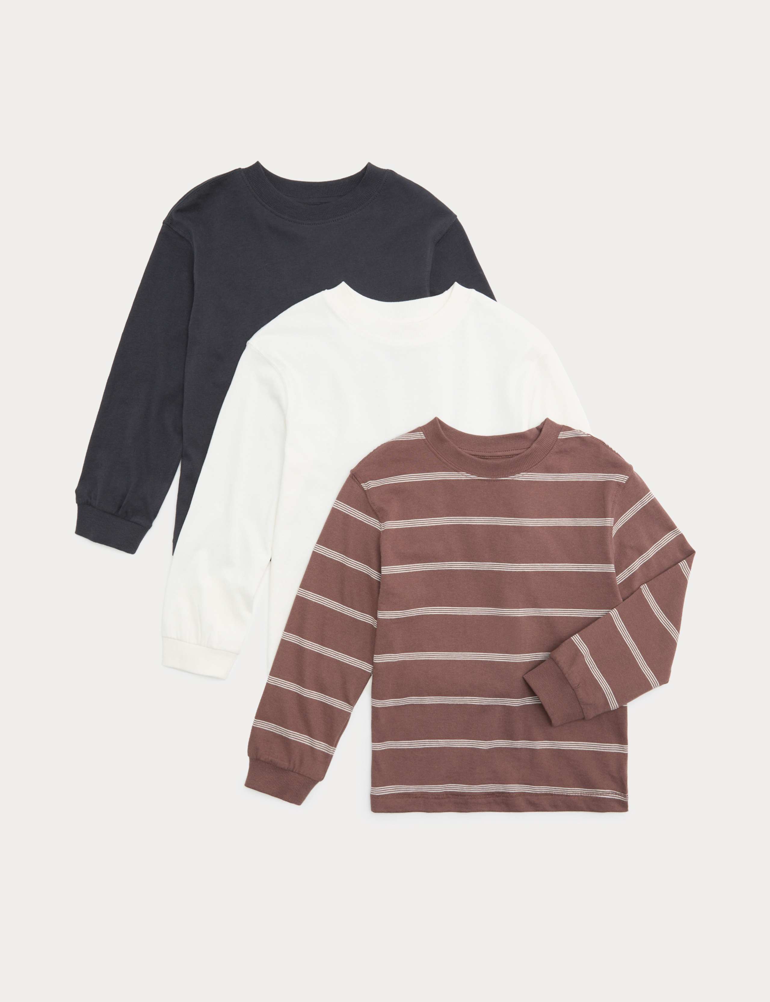 3 Pack Pure Cotton Tops (2-8 Yrs) 1 of 1