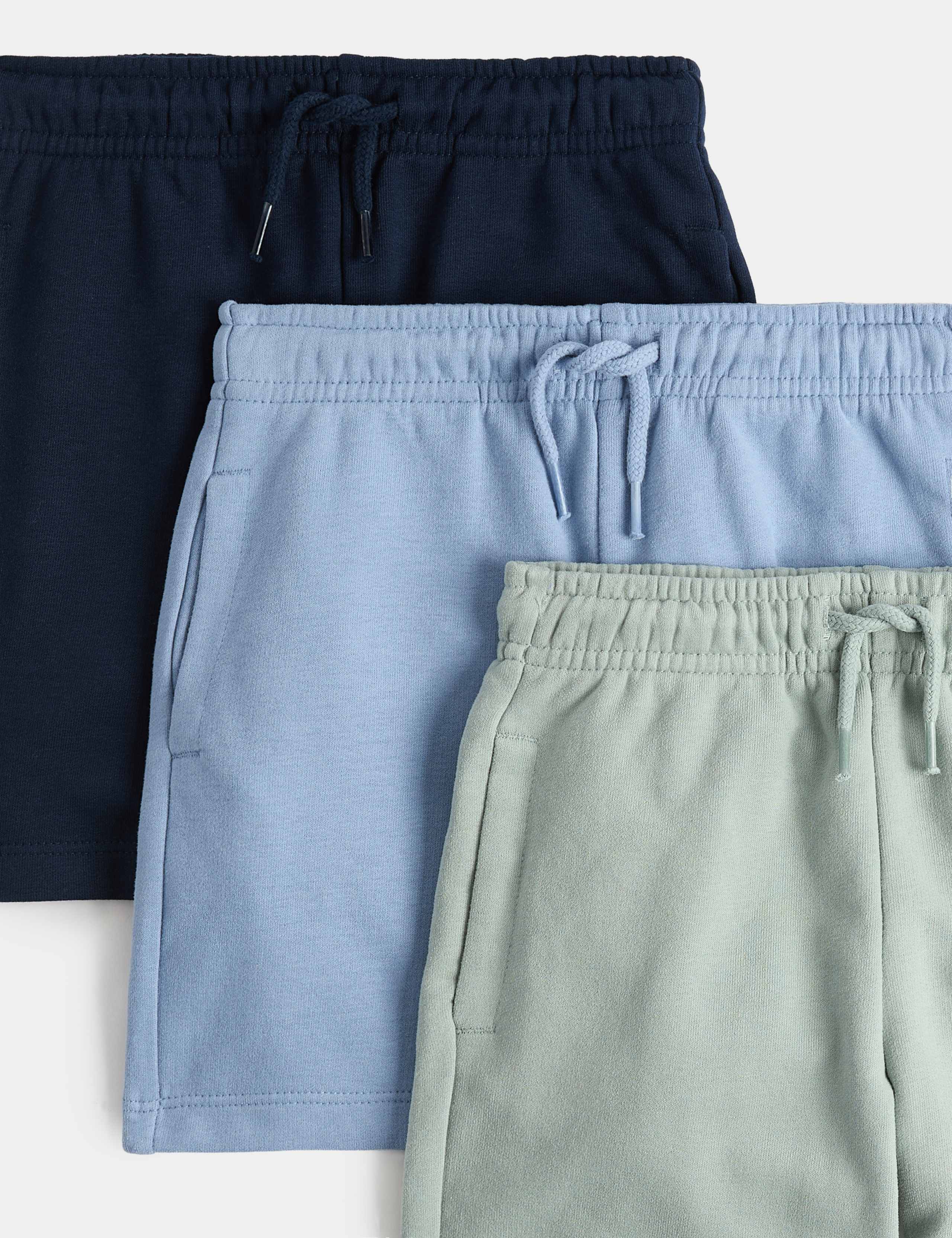 3 Pack Cotton Rich Shorts (2-8 Yrs) 2 of 2