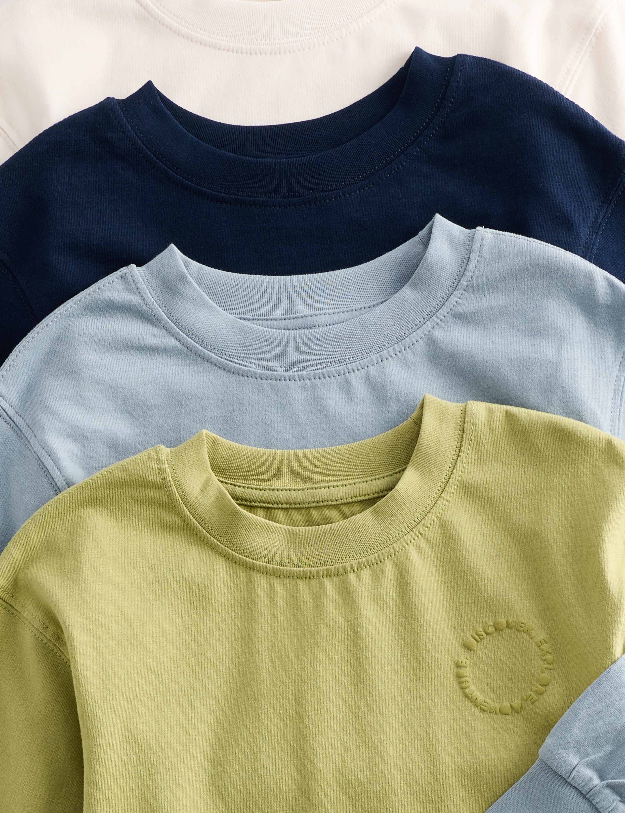 4 Pack Cotton Rich Tops (2-8 Yrs) 2 of 2