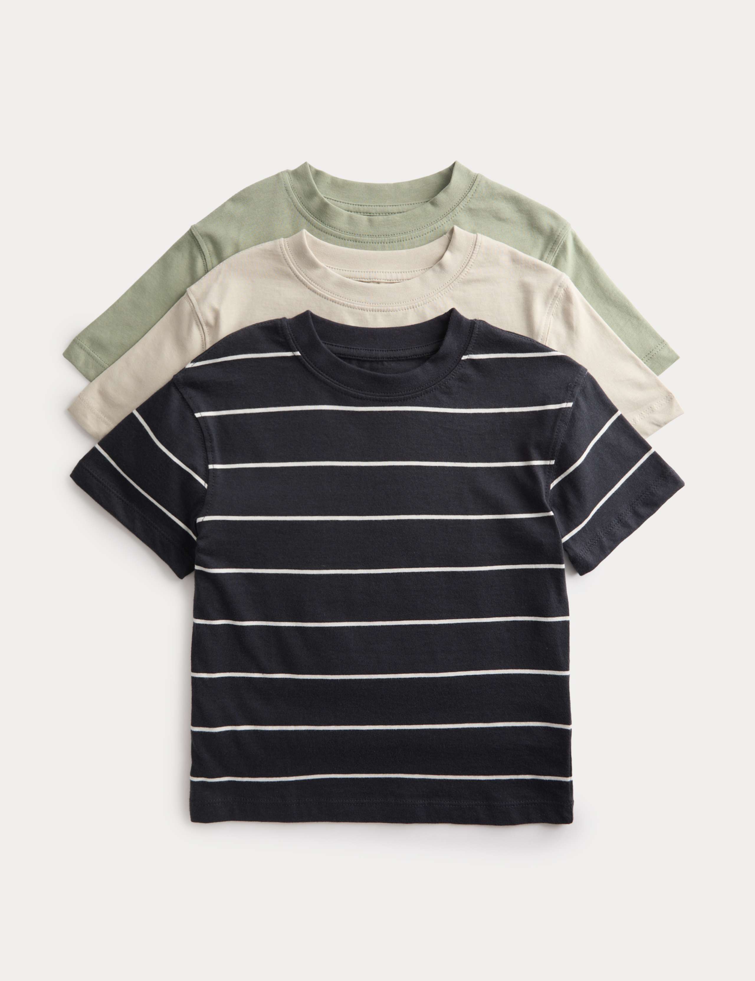 3 Pack Pure Cotton T-Shirts (2-8 Yrs) 1 of 2