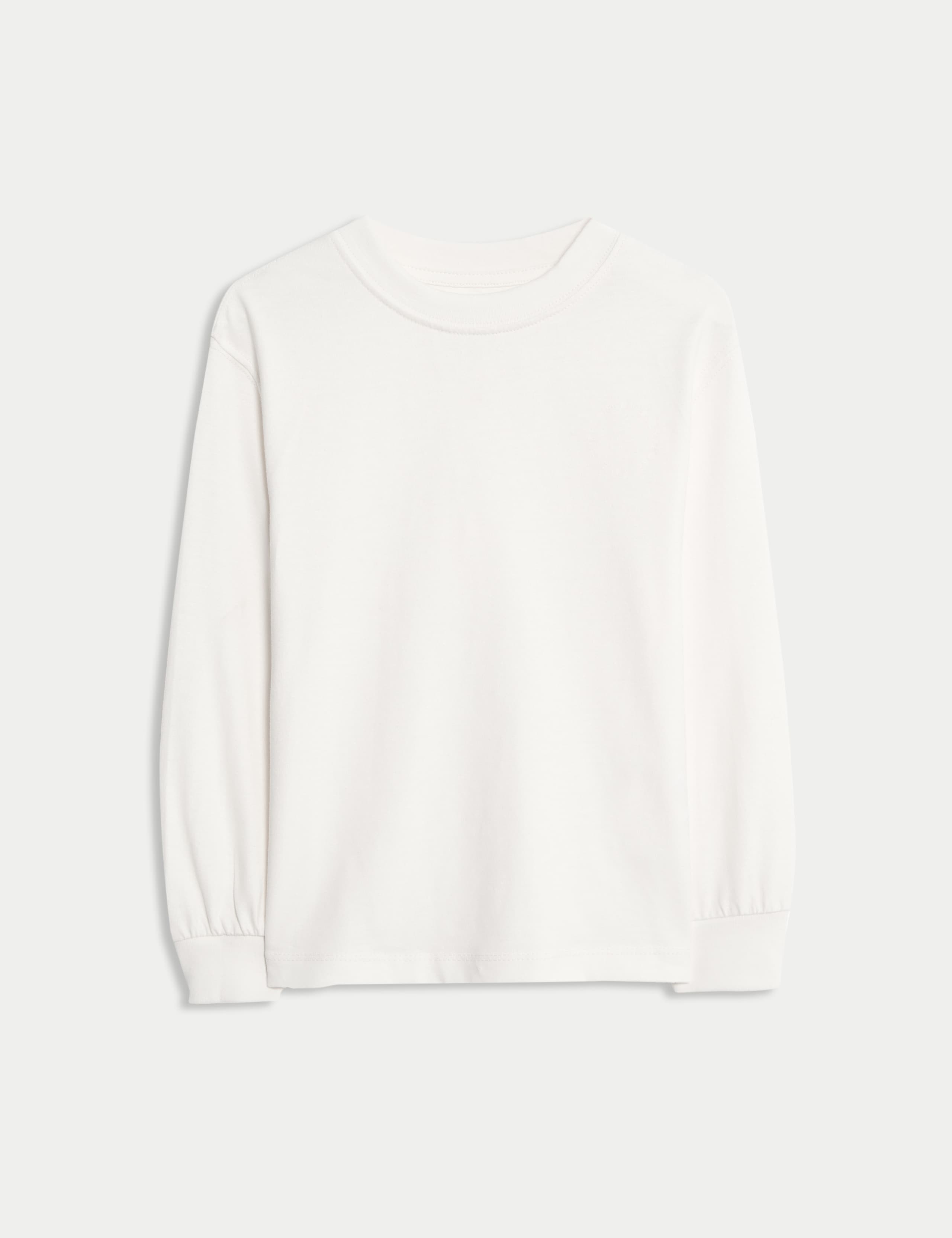 Pure Cotton Long Sleeve T-shirt (2-8 Yrs) 1 of 2