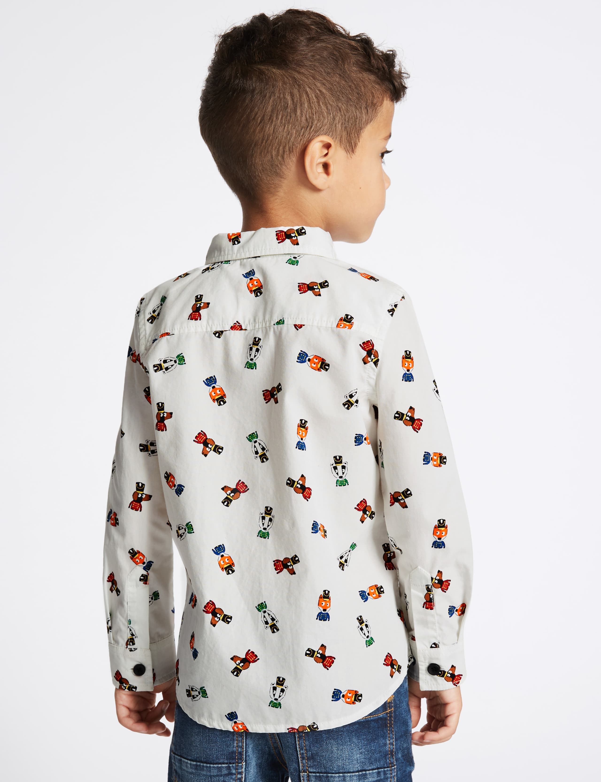 Pure Cotton All Over Print Shirt (3 Months - 6 Years) 3 of 6