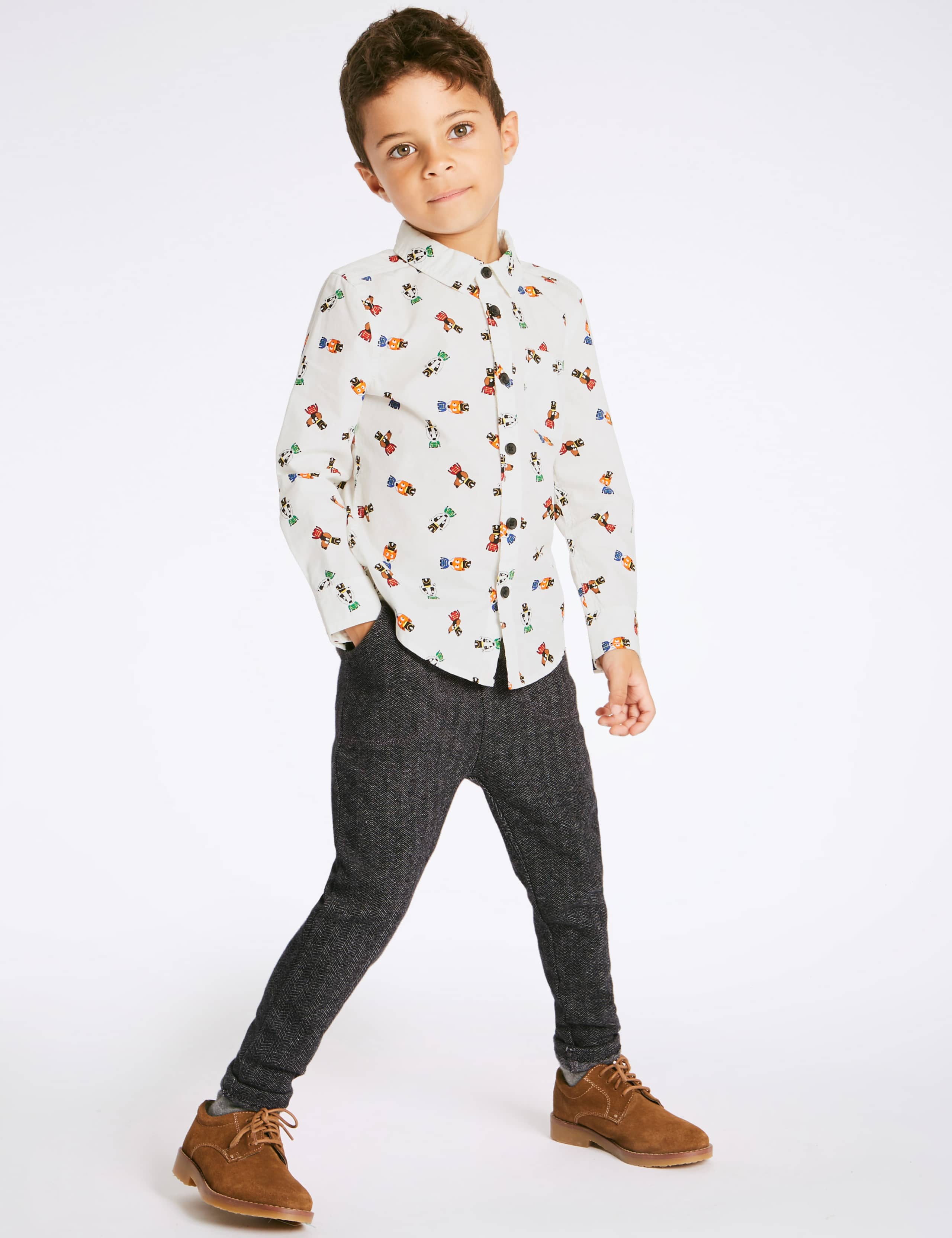 Pure Cotton All Over Print Shirt (3 Months - 6 Years) 4 of 6