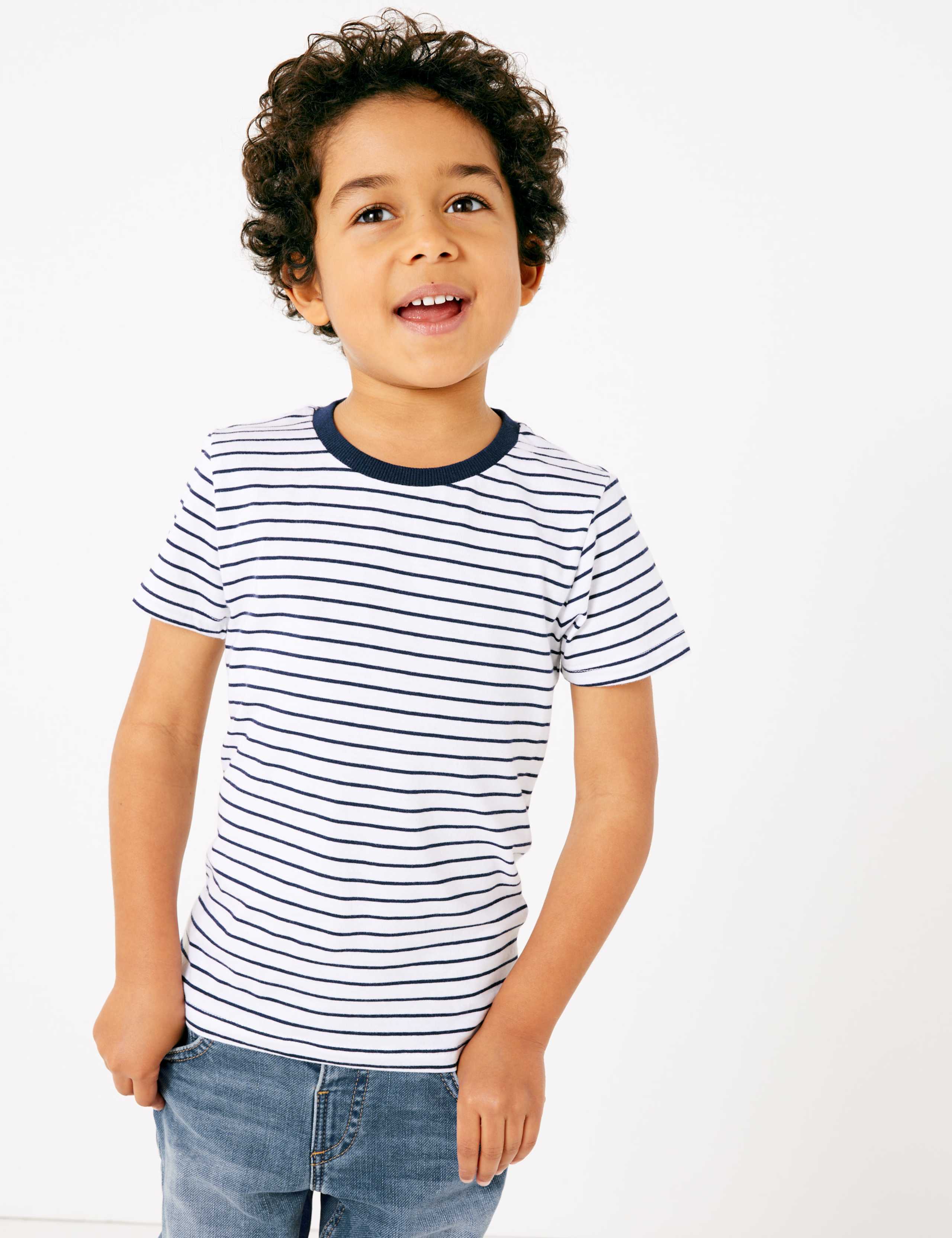 2 Piece Denim Shirt with Striped T-Shirt (2-7 Yrs) 5 of 5