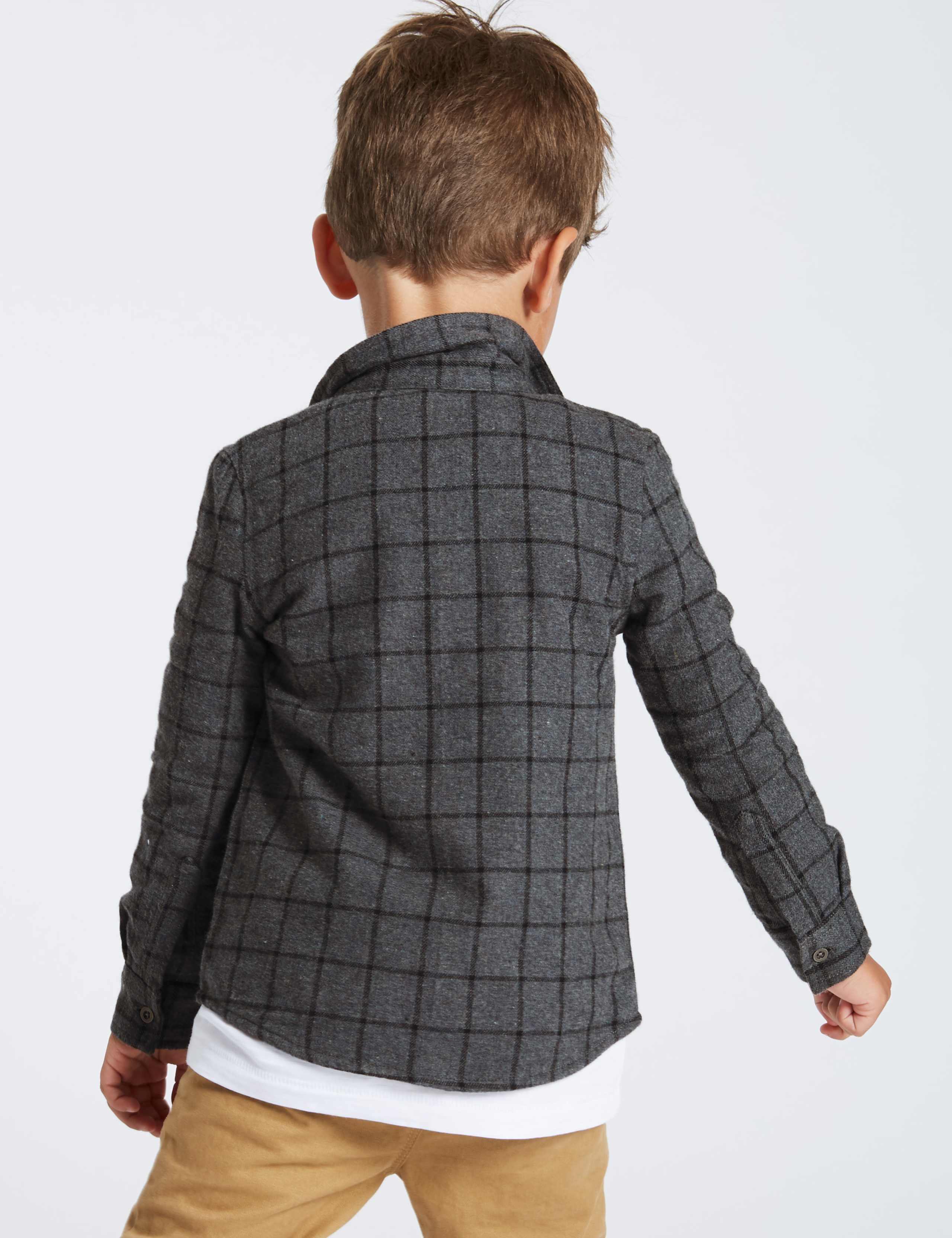 Pure Cotton Textured Shirt (3 Months - 6 Years) 3 of 5