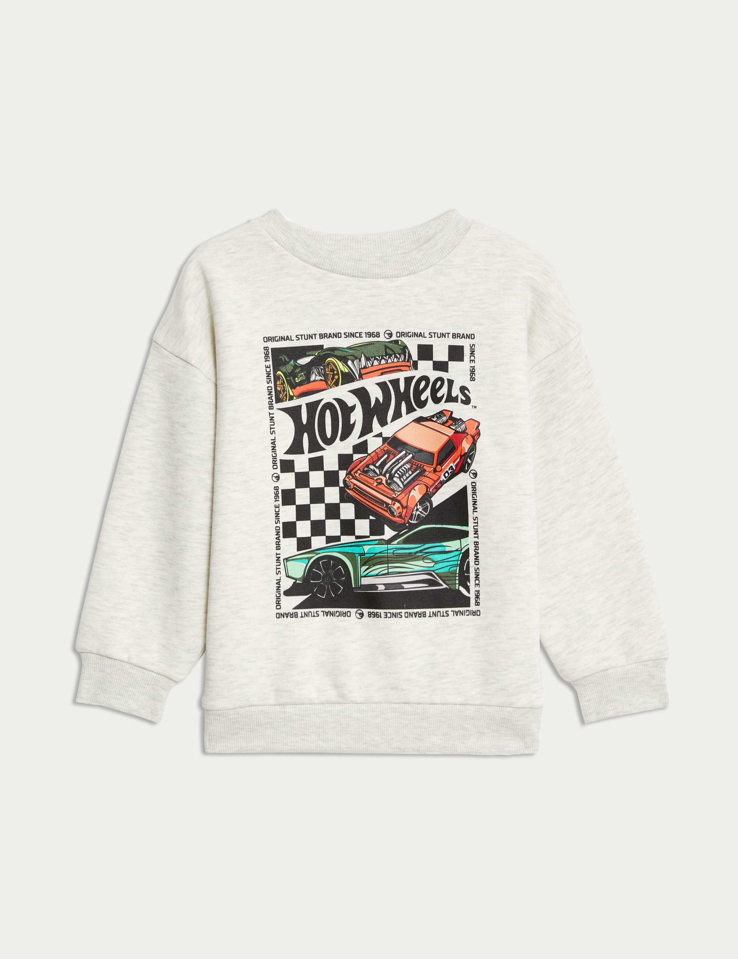 Cotton Rich Hot Wheels™ Sweatshirt (2-8 Yrs) 2 of 6