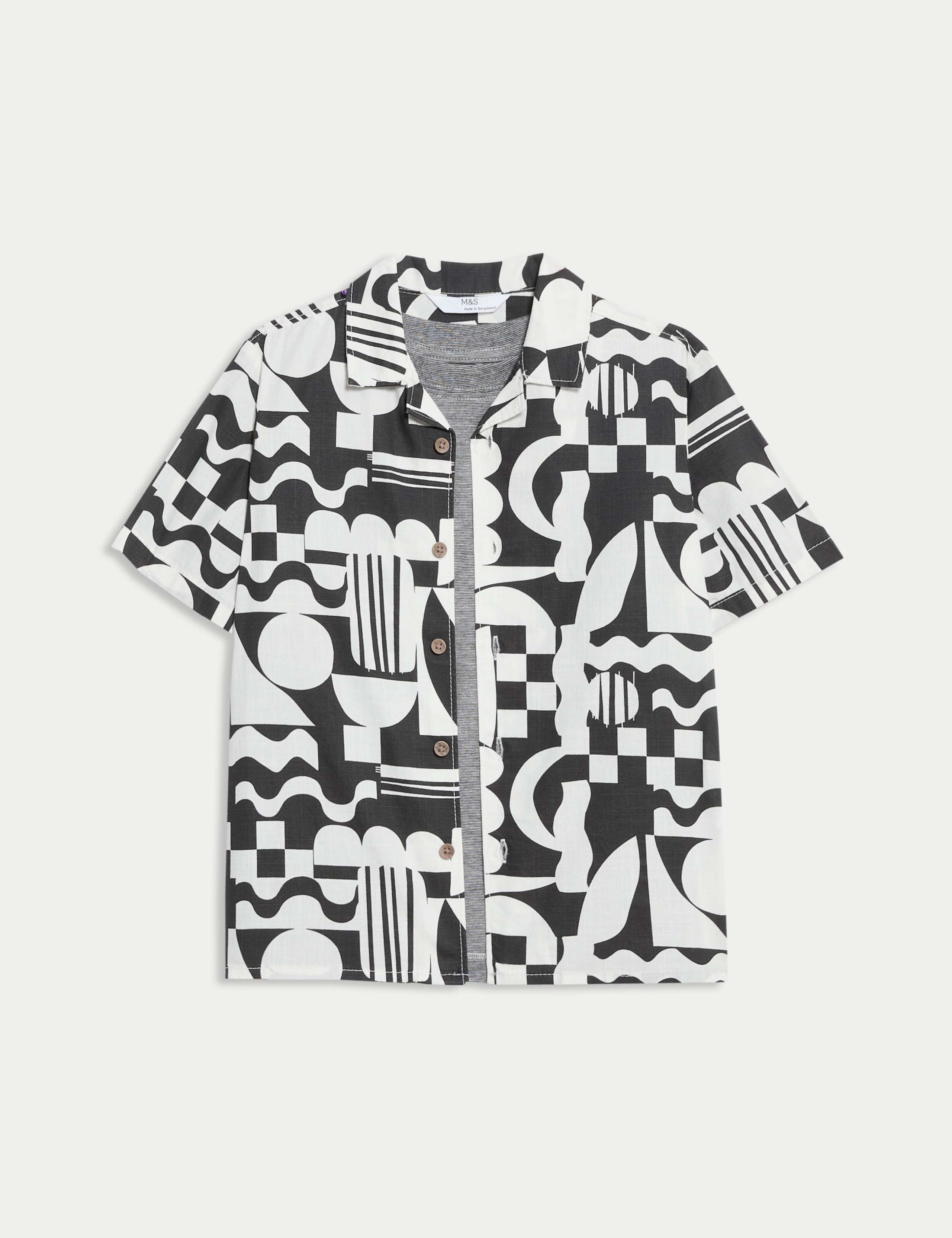 Pure Cotton Printed Shirt & T-Shirt Set (2-16 Yrs) 2 of 6
