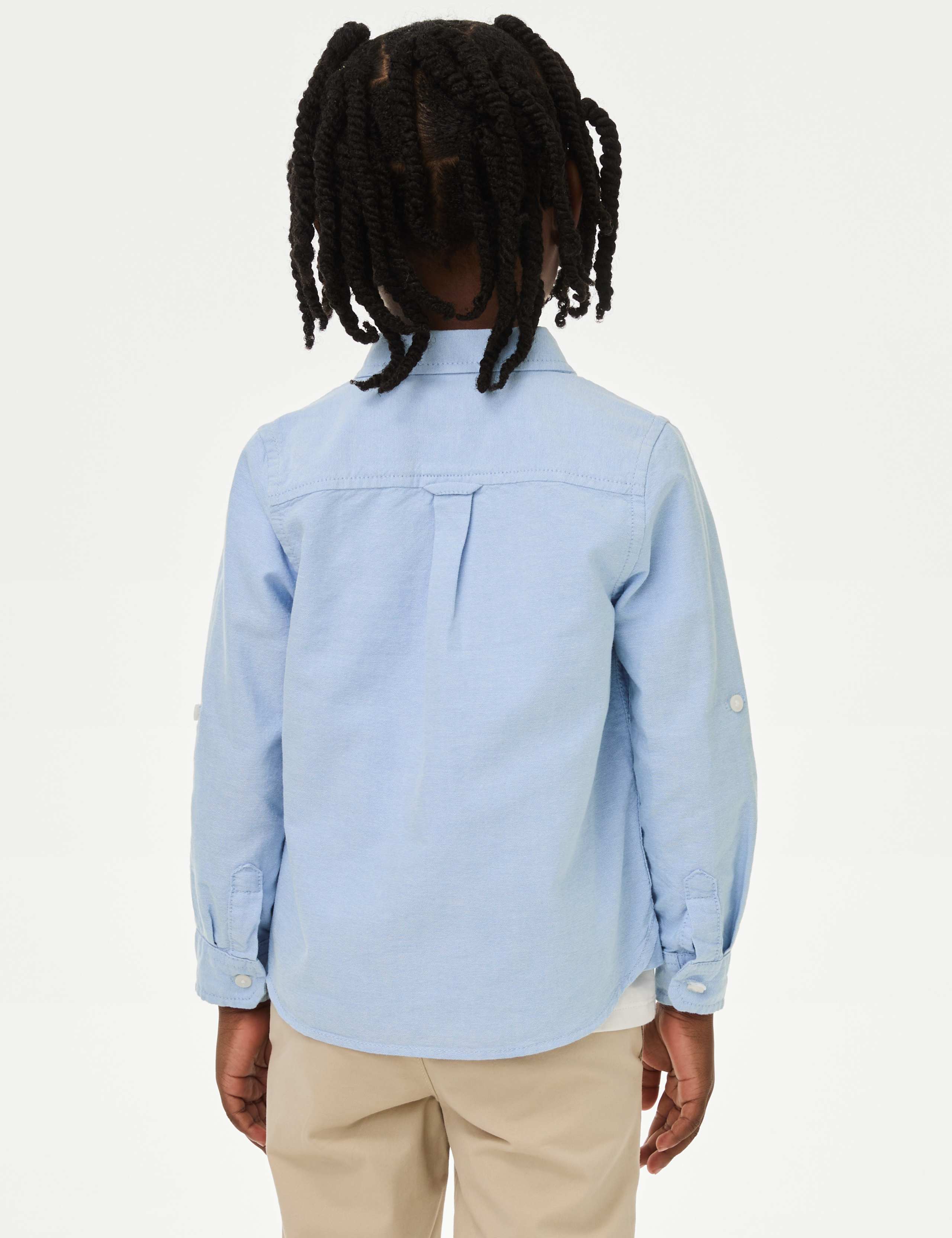 Pure Cotton Oxford Shirt (2-8 Yrs) 4 of 4