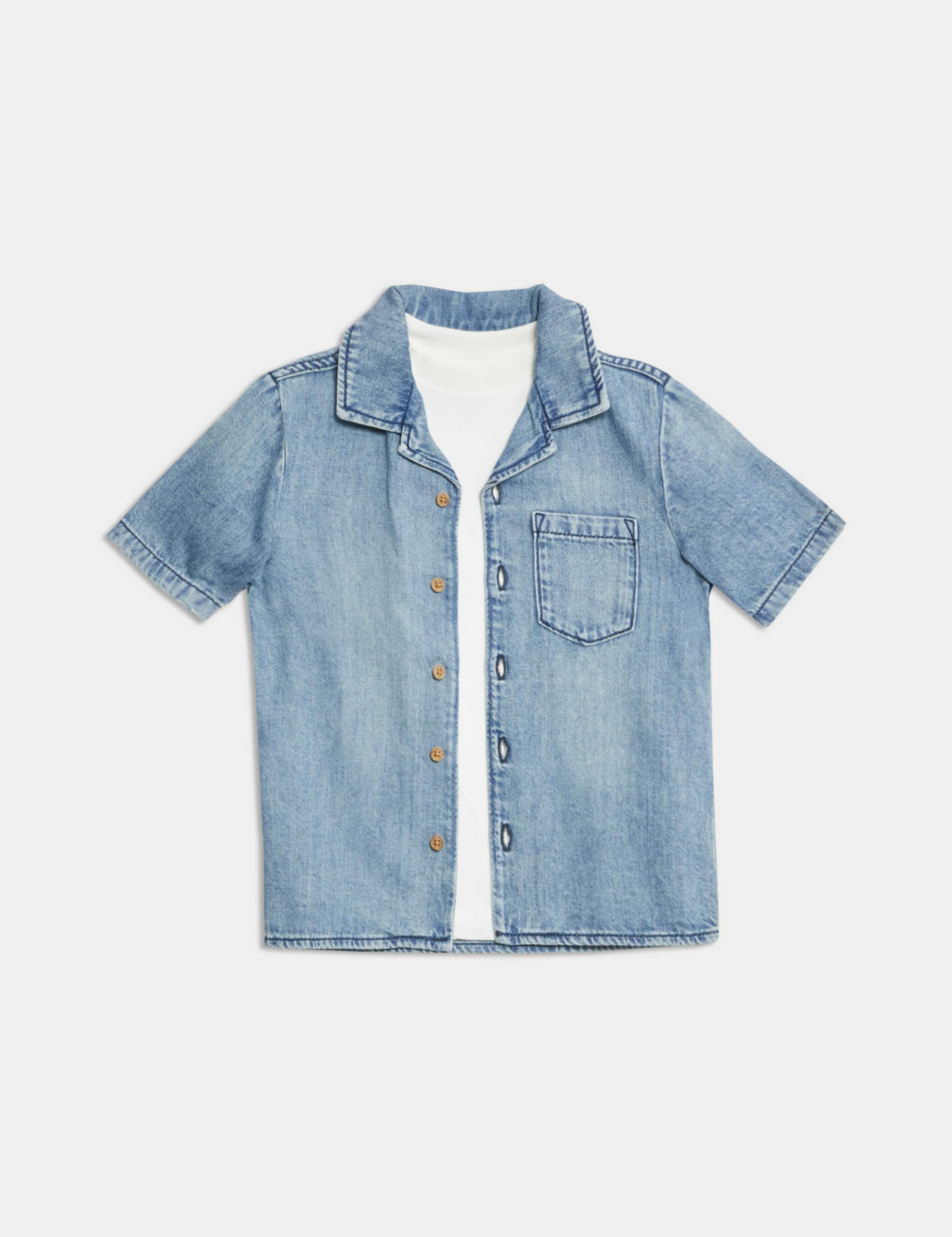 2pc Pure Cotton Shirt & T-Shirt Set (2-16 Yrs) 2 of 5