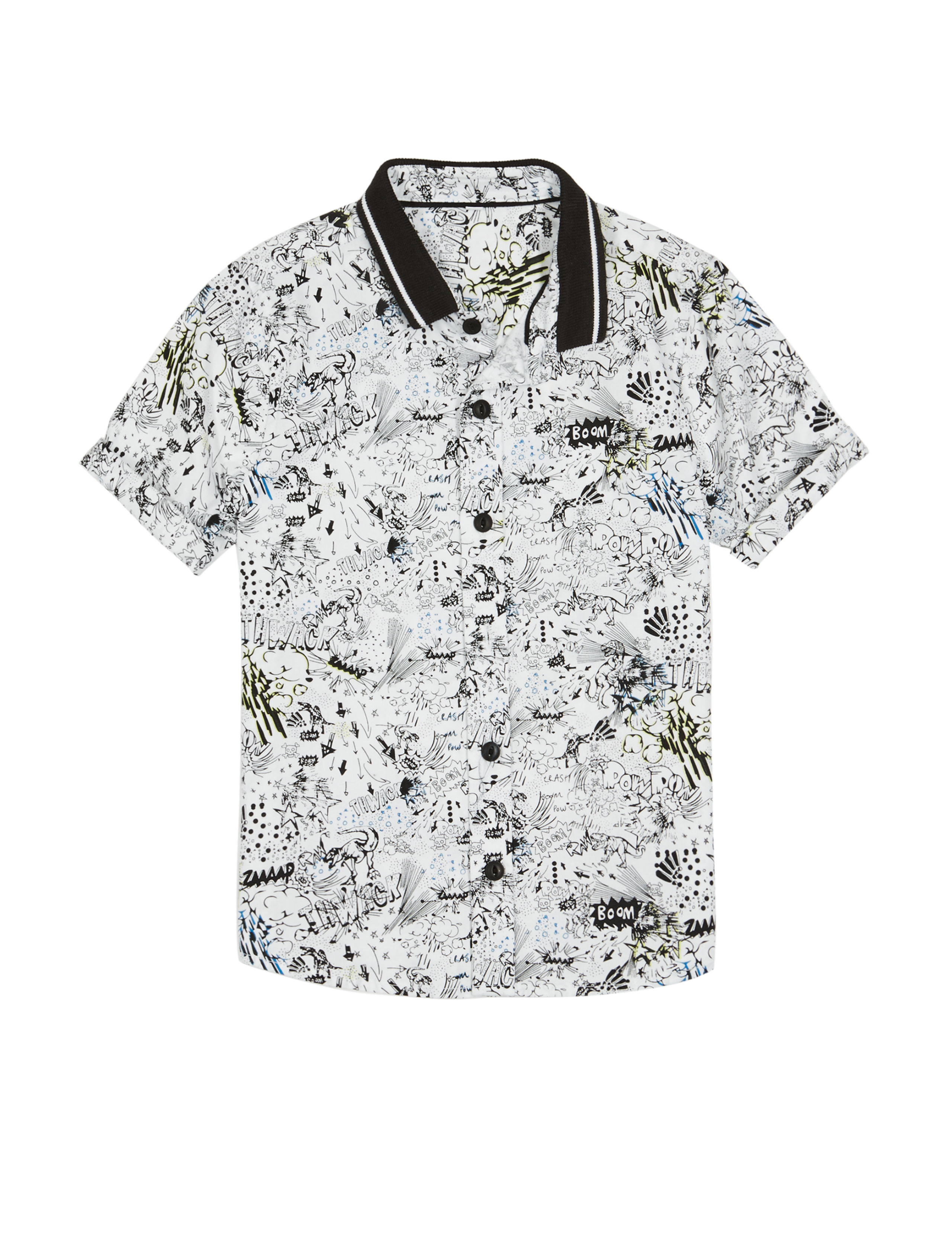 Pure Cotton Cartoon Dinosaur Print Shirt (1-7 Years) 2 of 3