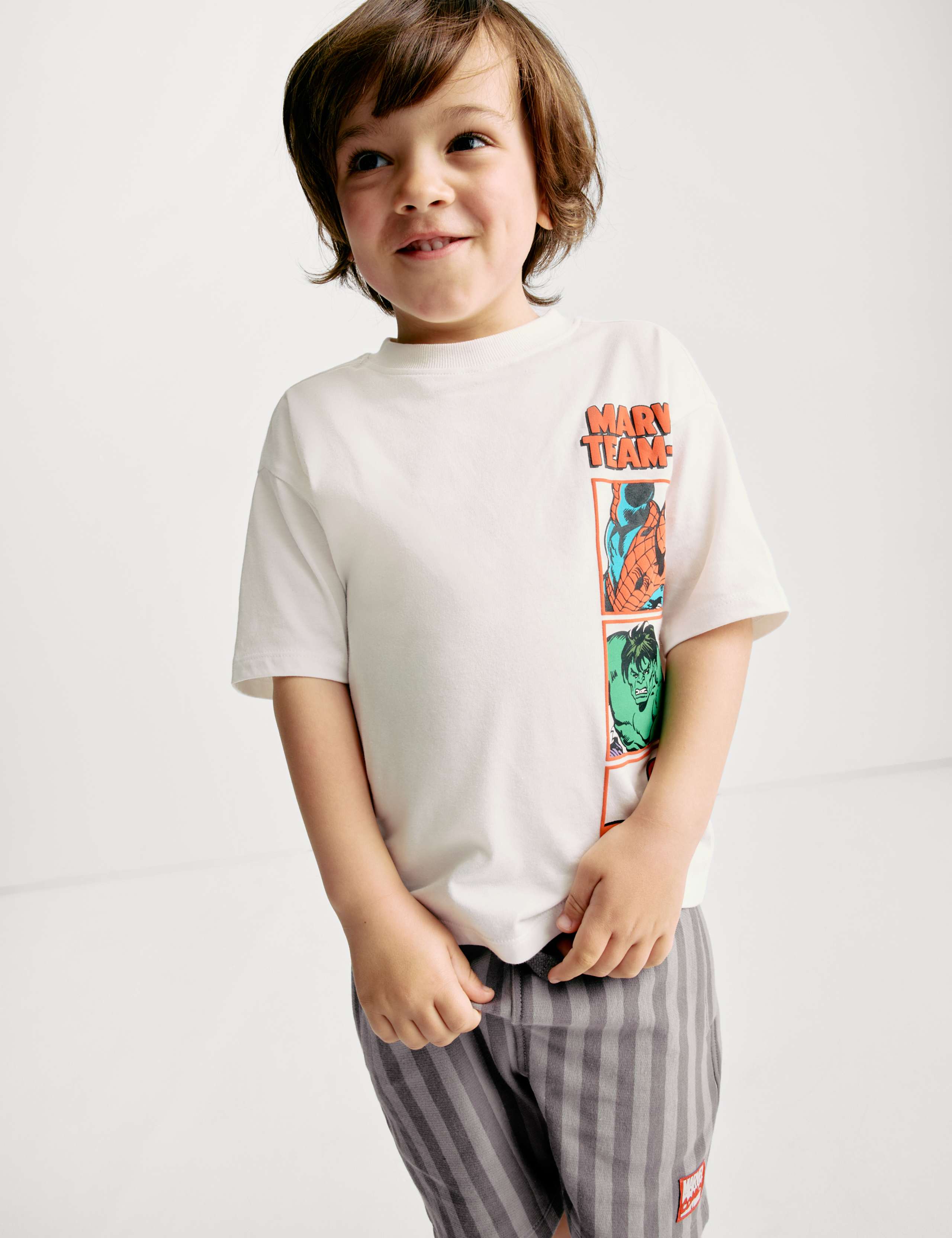 2pc Pure Cotton Marvel™ Outfit (2-8 Yrs) 1 of 8