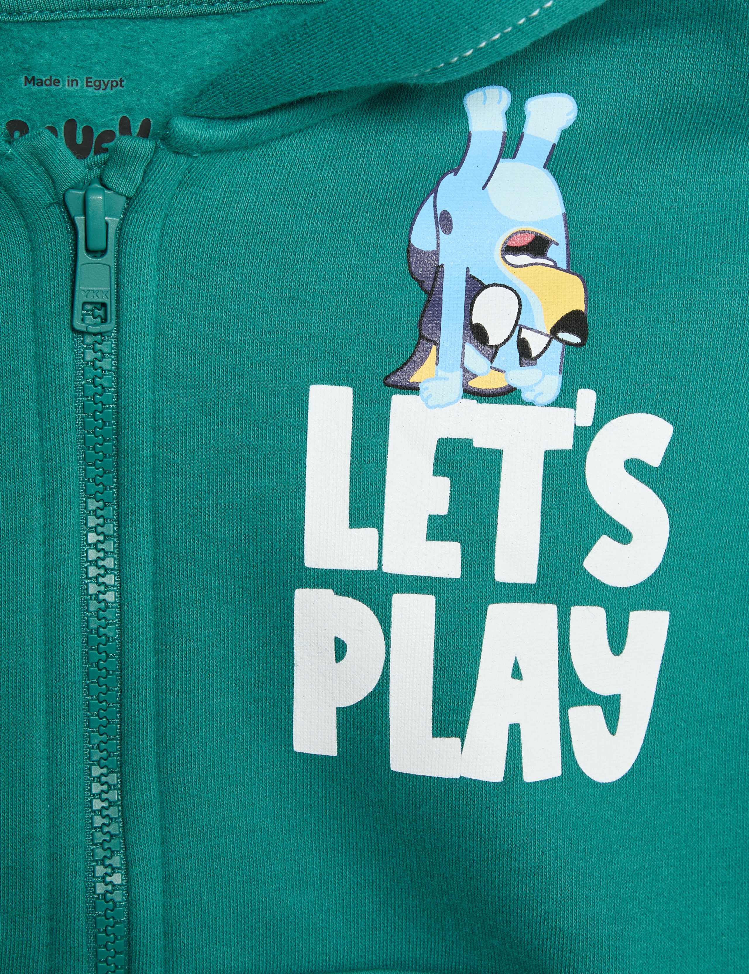 Cotton Rich Bluey™ Zip Hoodie (2-8 Yrs) 2 of 3