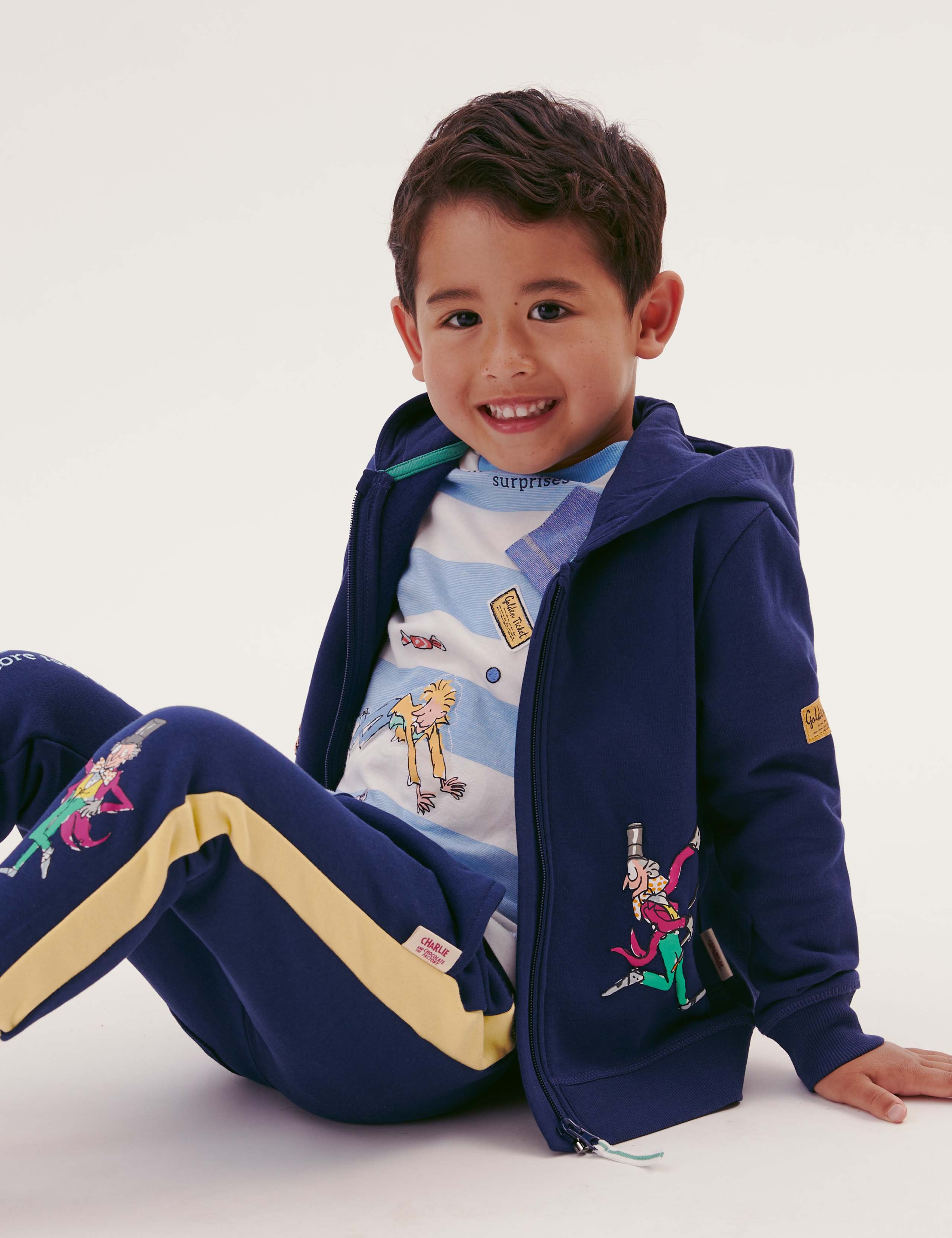 Roald Dahl™ Cotton Zip Hoodie (2-7 yrs) 3 of 8