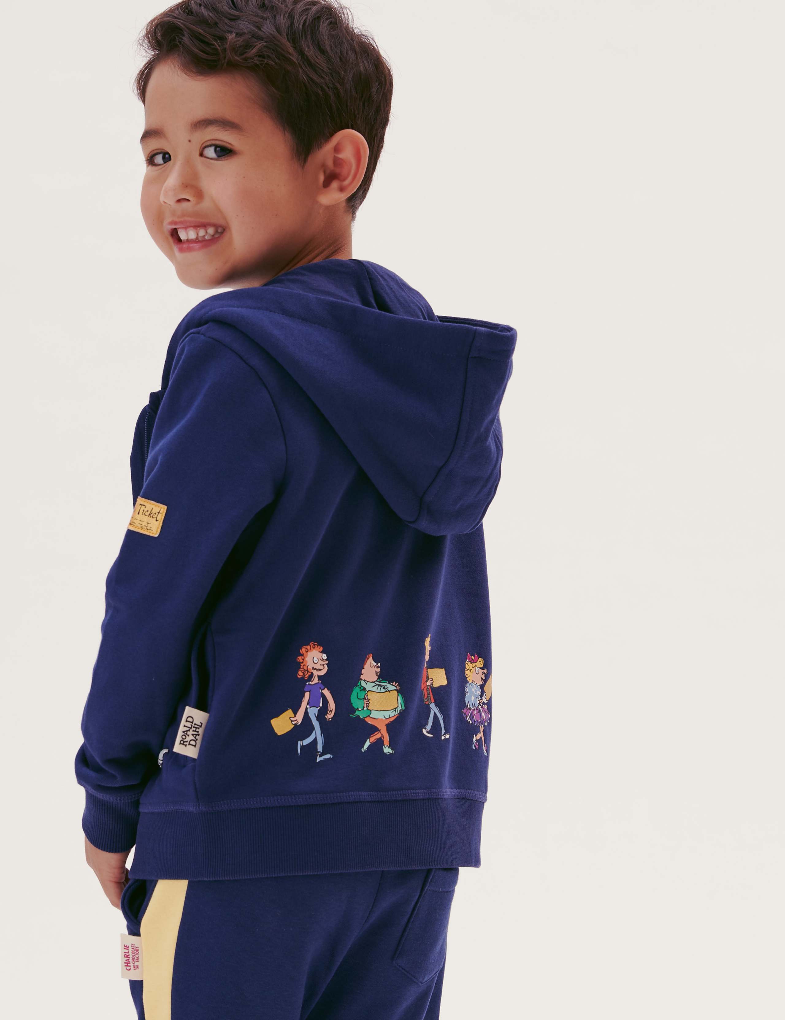 Roald Dahl™ Cotton Zip Hoodie (2-7 yrs) 6 of 8