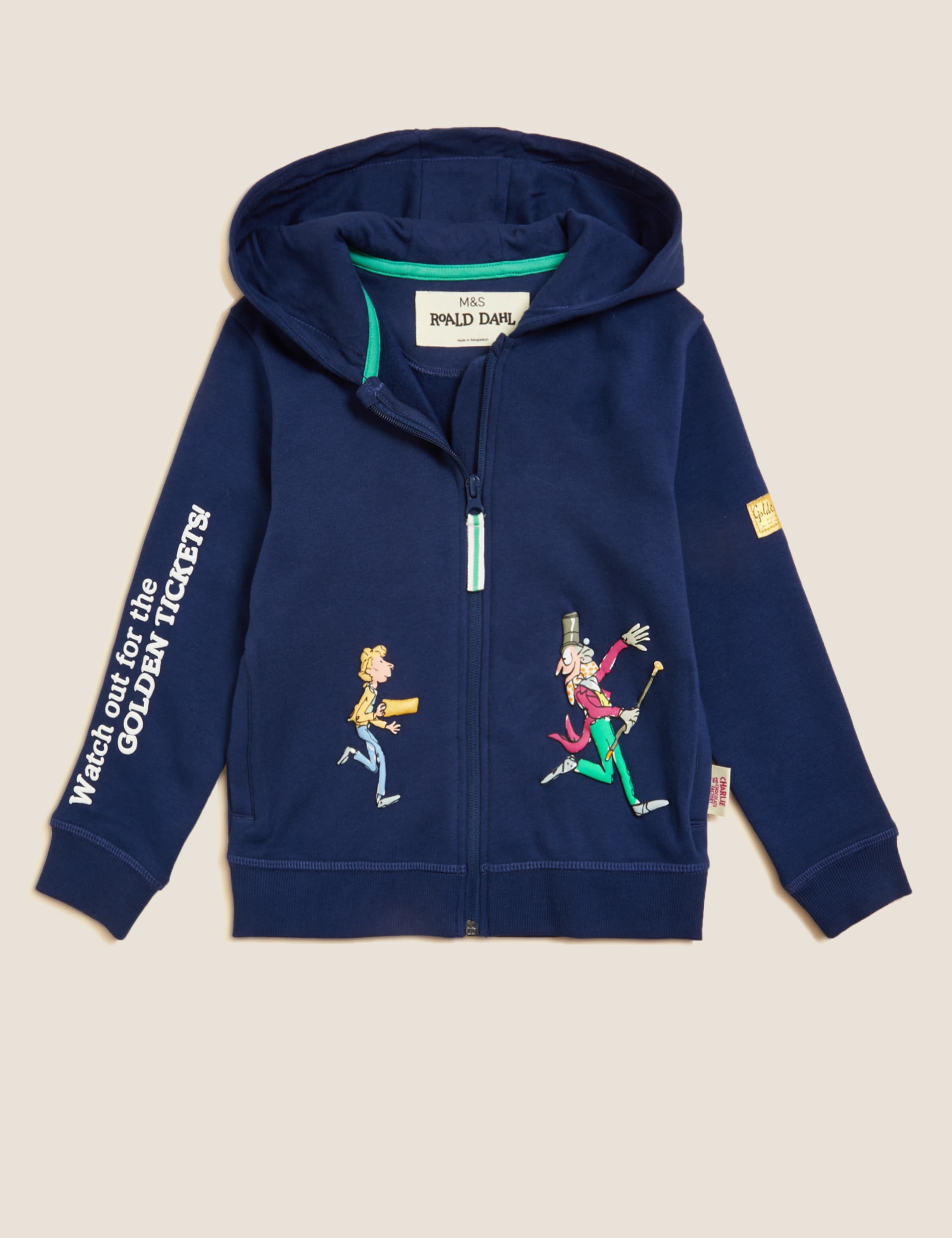 Roald Dahl™ Cotton Zip Hoodie (2-7 yrs) 2 of 8