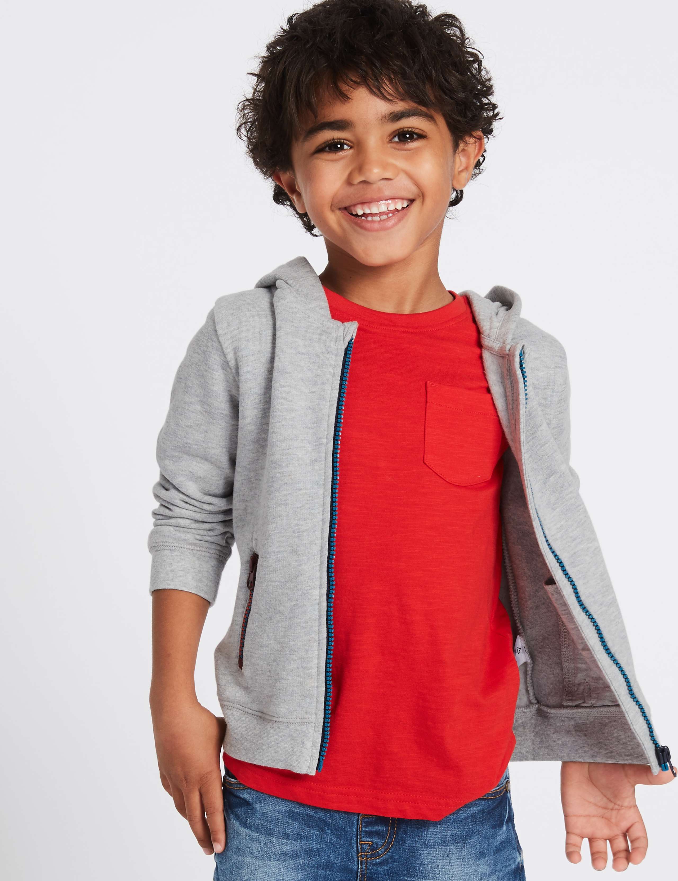 Zipped Hooded Top (3 Months - 5 Years) 1 of 6