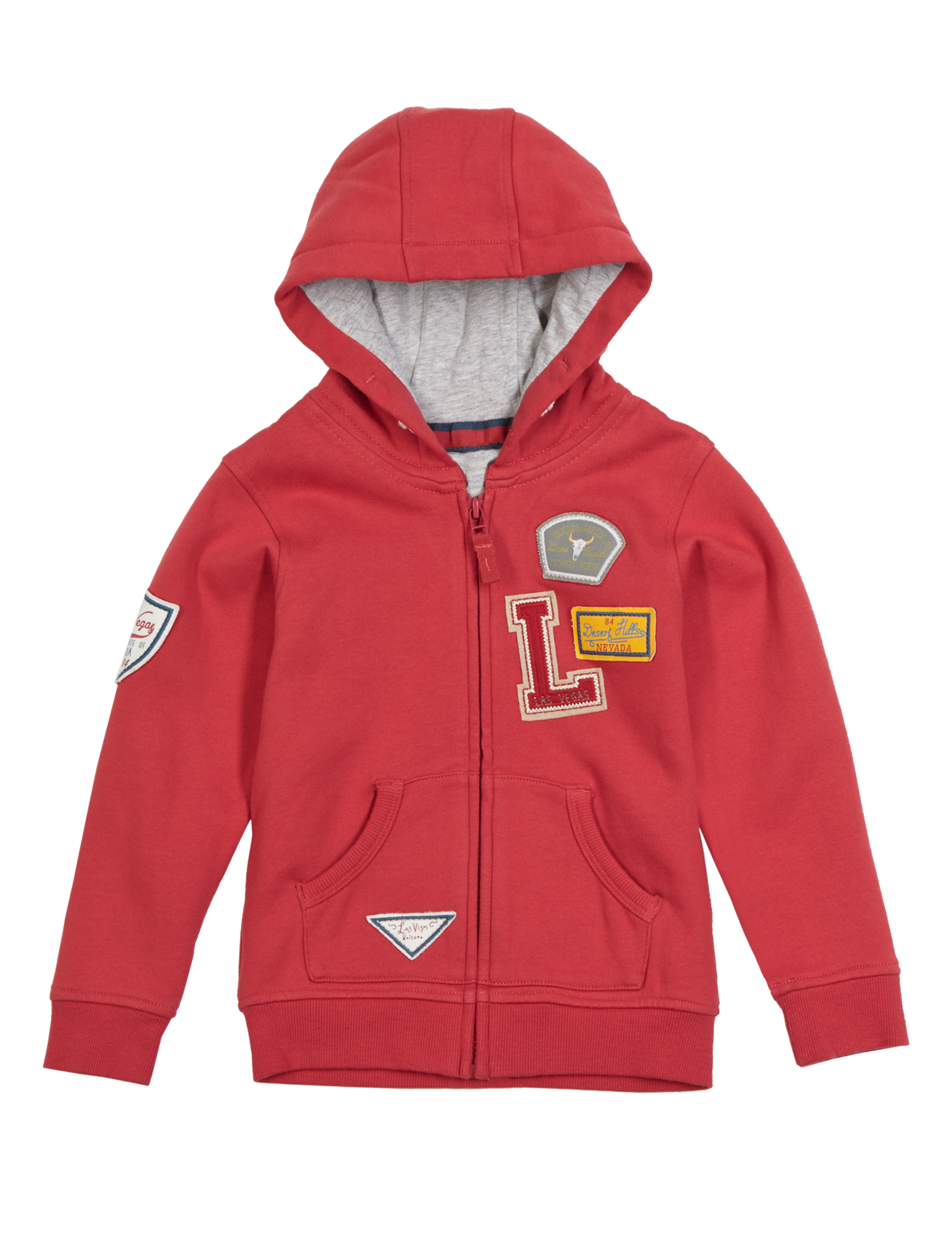 Cotton Rich Badge Hooded Top (1-7 Years) 2 of 3