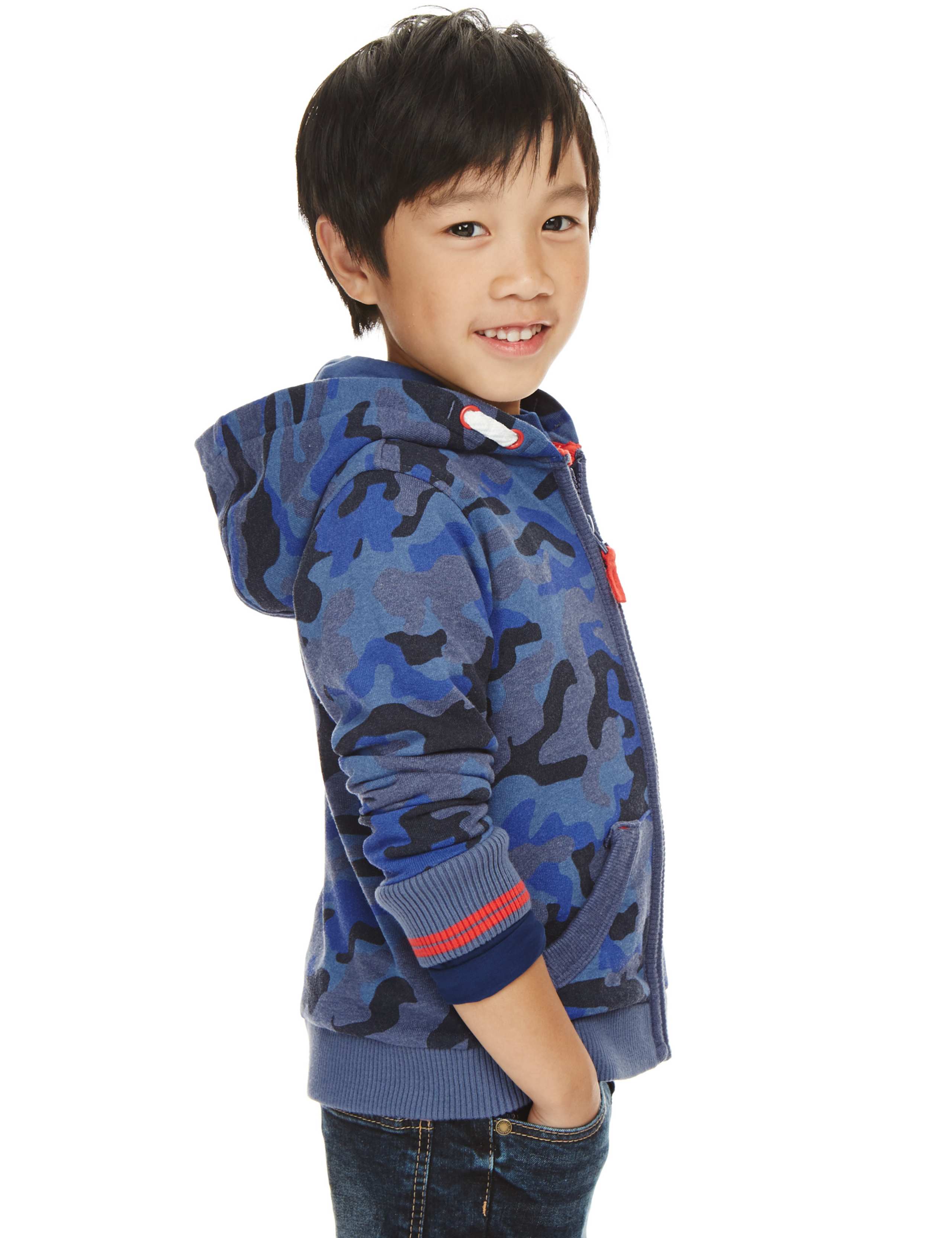 Camouflage Print Hooded Sweatshirt (1-7 Years) 3 of 3