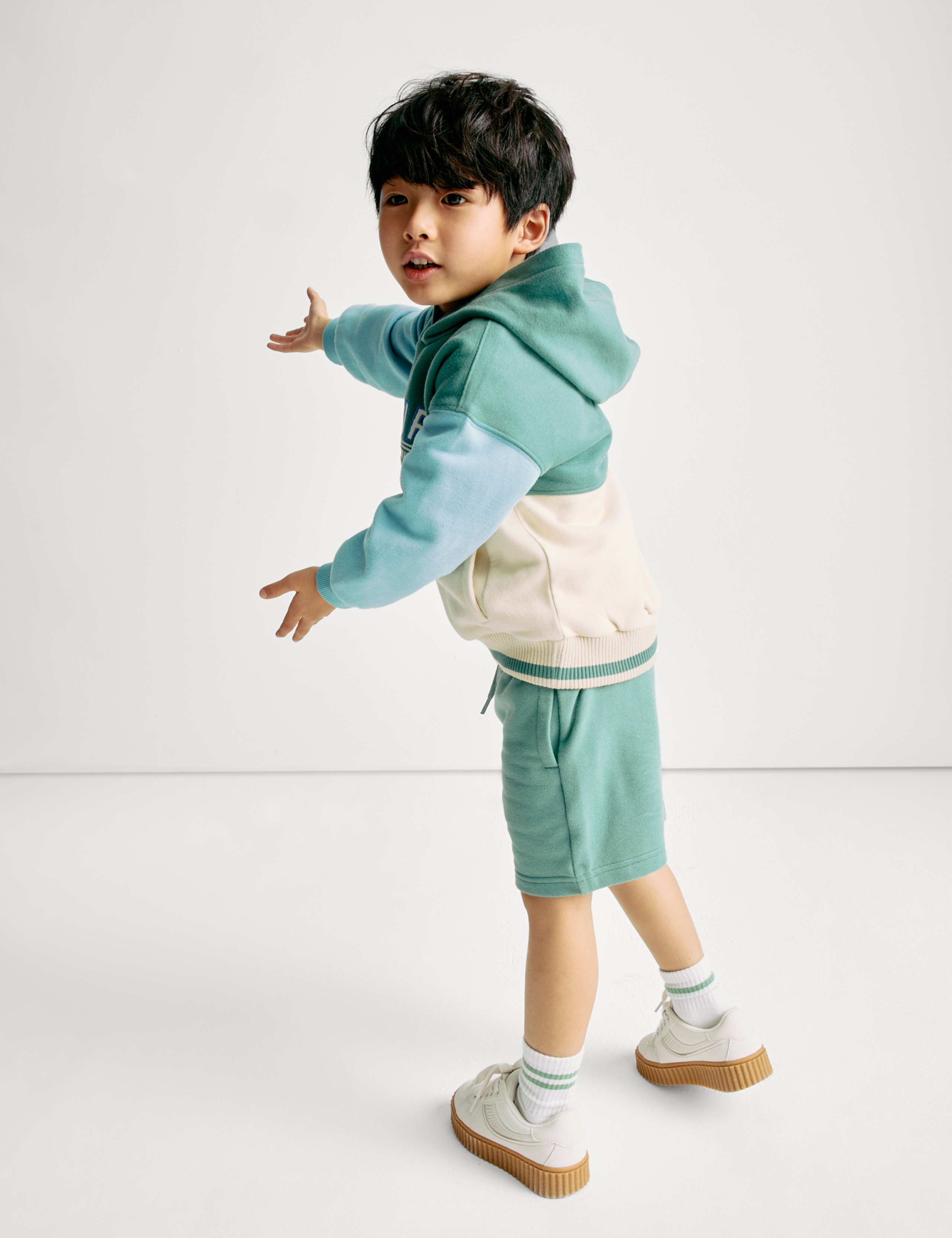 Cotton Rich Slogan Hoodie (2-8 Yrs) 3 of 8